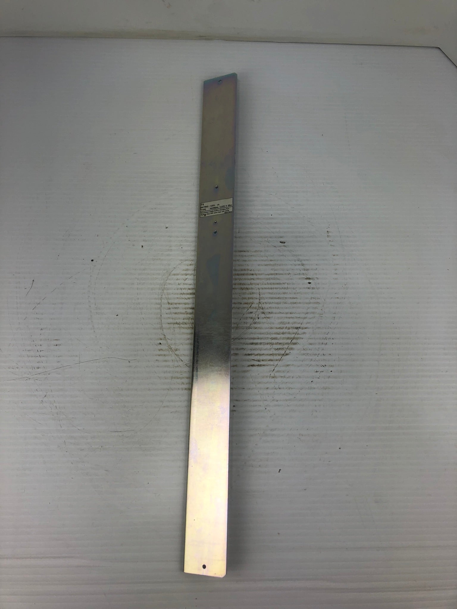 F4 Fuse Mounting Bar - Normal 5.2(5) x 20mm 125V,1A