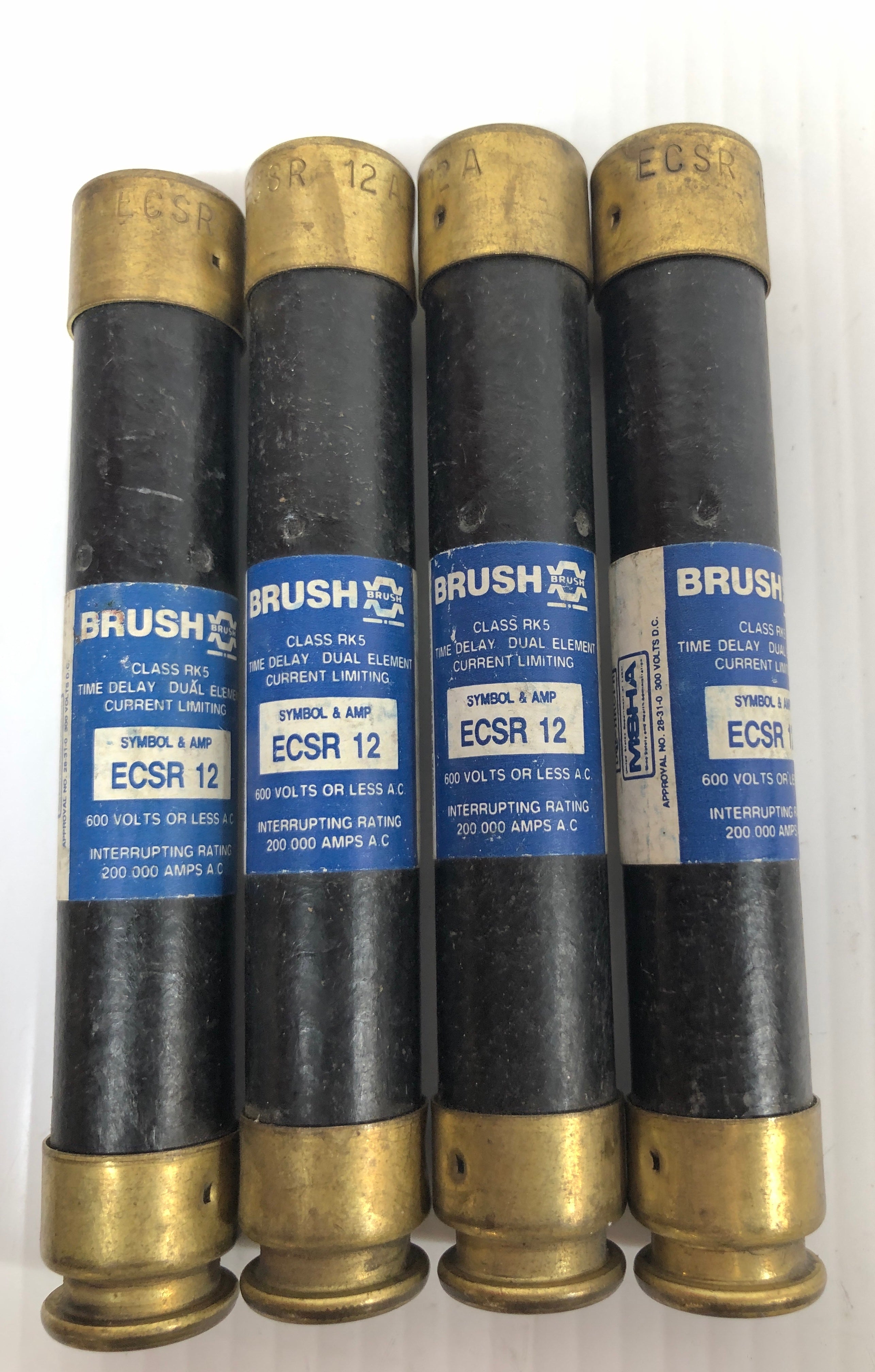 Brush ECSR12 Fuse - Lot of 4