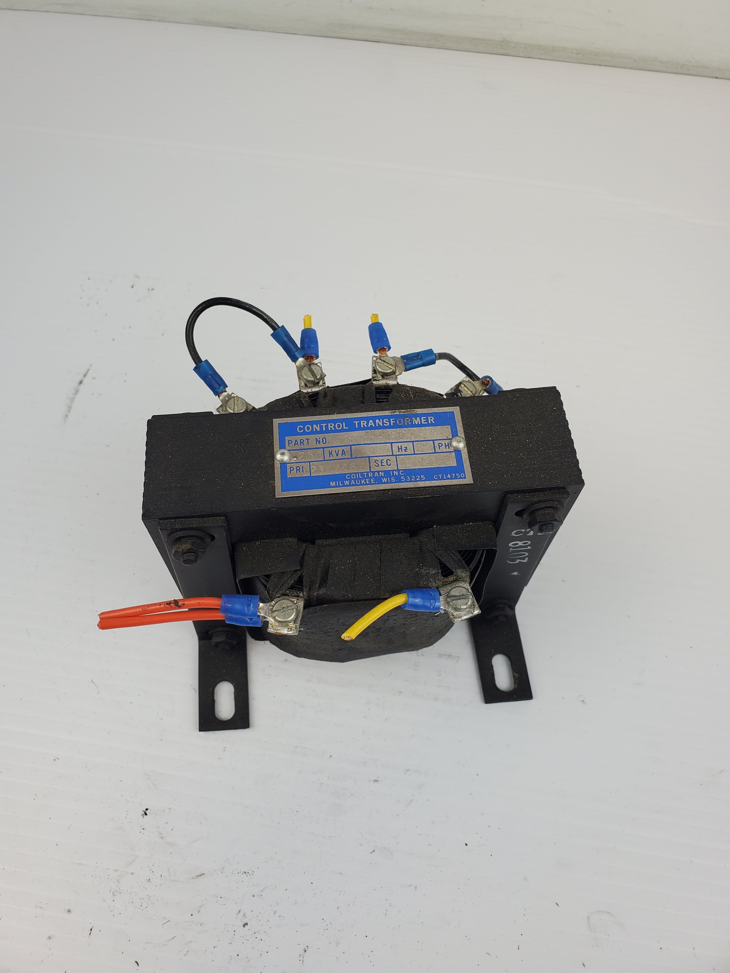Coiltran Inc 05P58-0208 Control Transformer .250 KVA 60Hz 1 PH