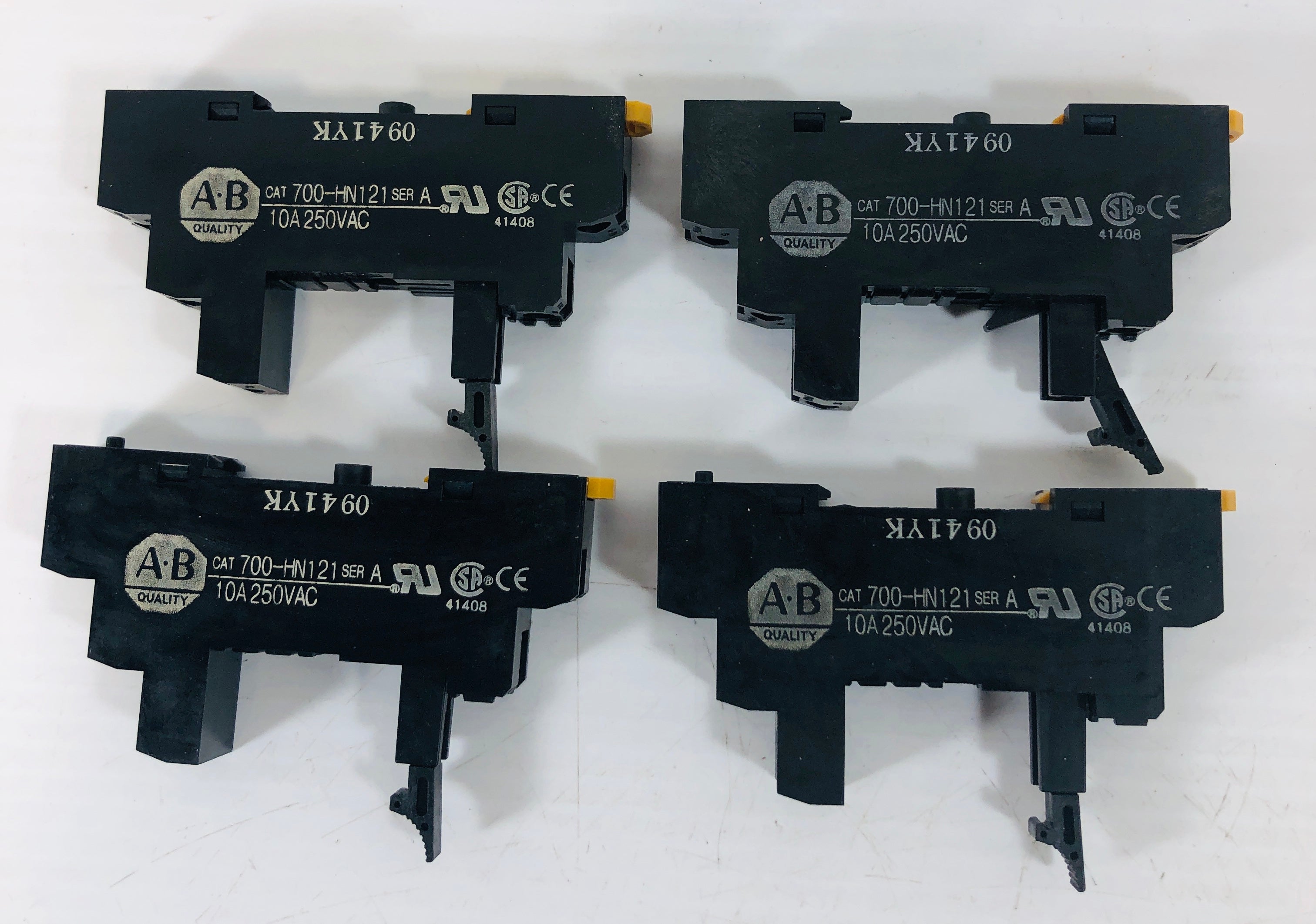 Allen-Bradley 700-HN121 Relay Base Series A Series A - Lot of 4