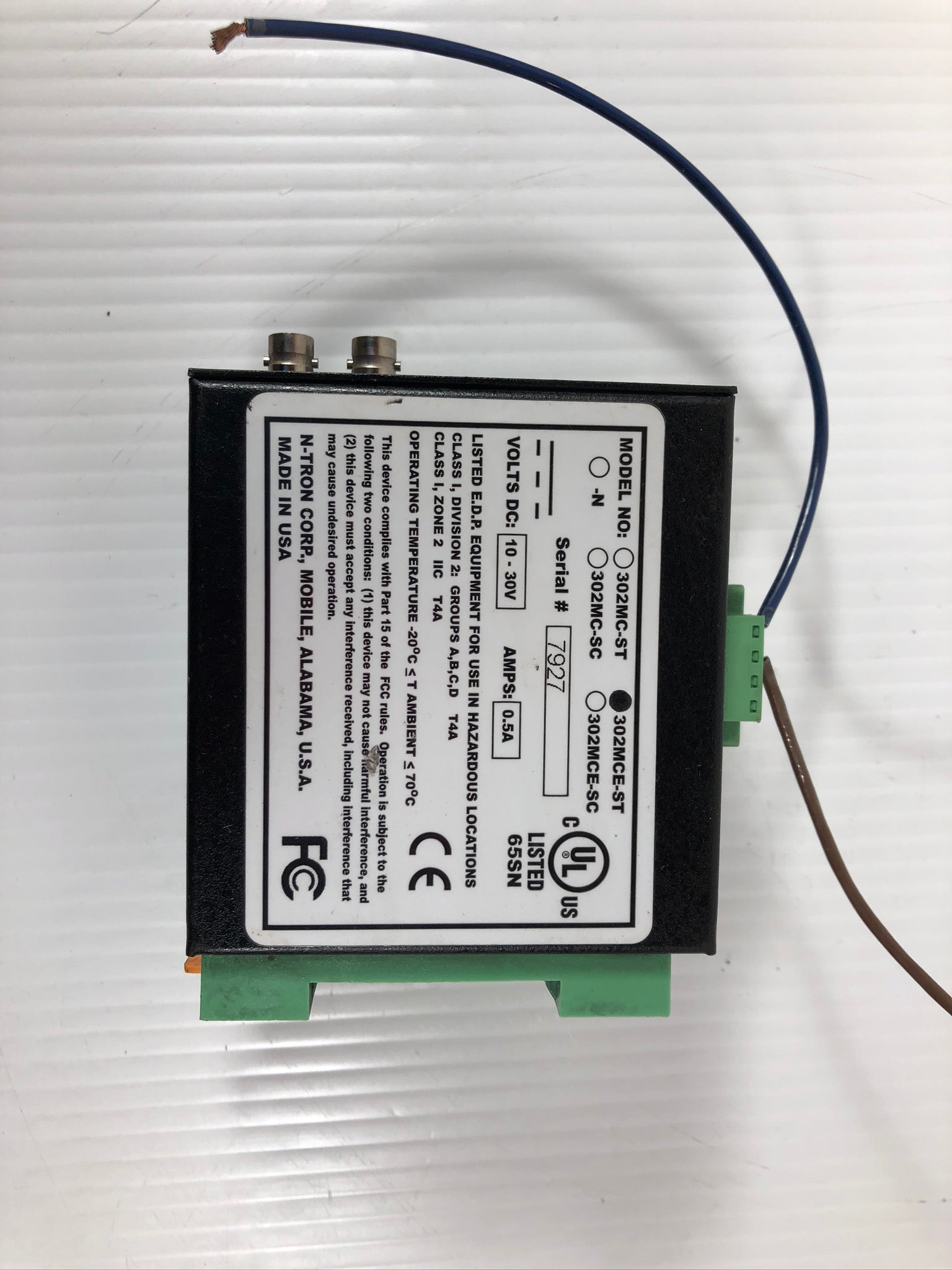 N-Tron 302MCE-ST Media Converter 302MC 10/100 Base TX