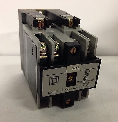 Square D AC Control Relay 8501X040 Series A