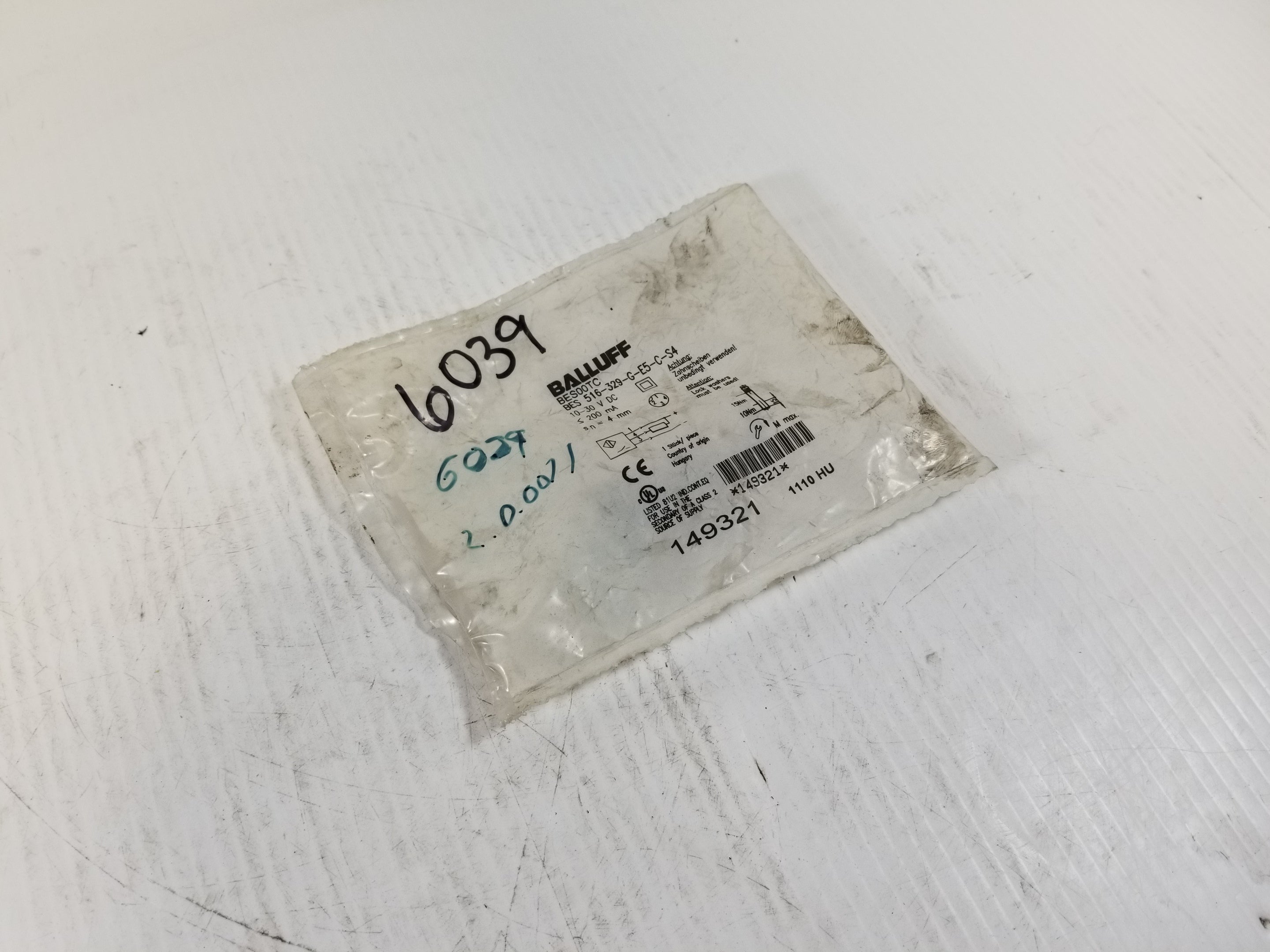 Balluff BES 516-329-G-E5-C-S4 Inductive Proximity Sensor