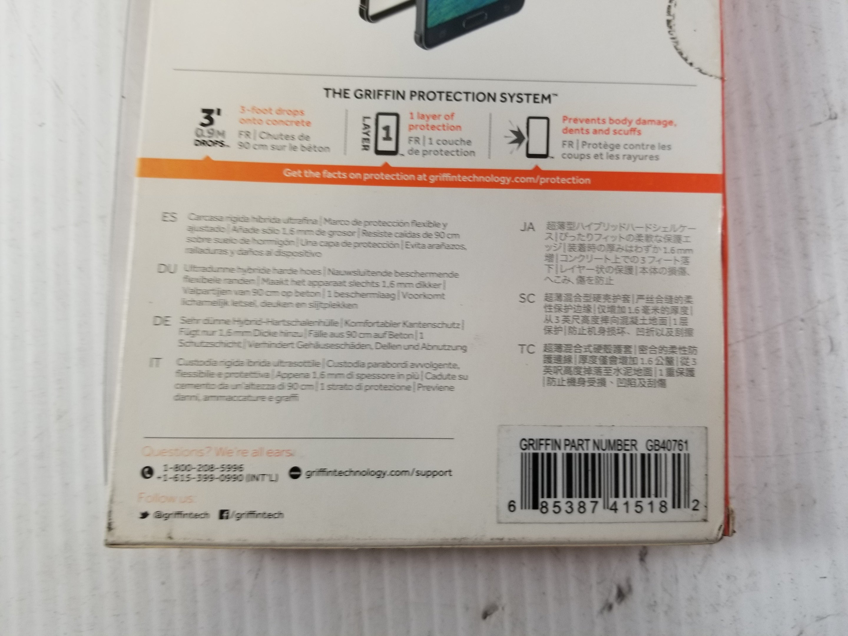 Griffin GB40761 Reveal Phone Case Galaxy Note 4