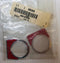 Red Stop Legend Plate 9001KN202 (Lot of 2)