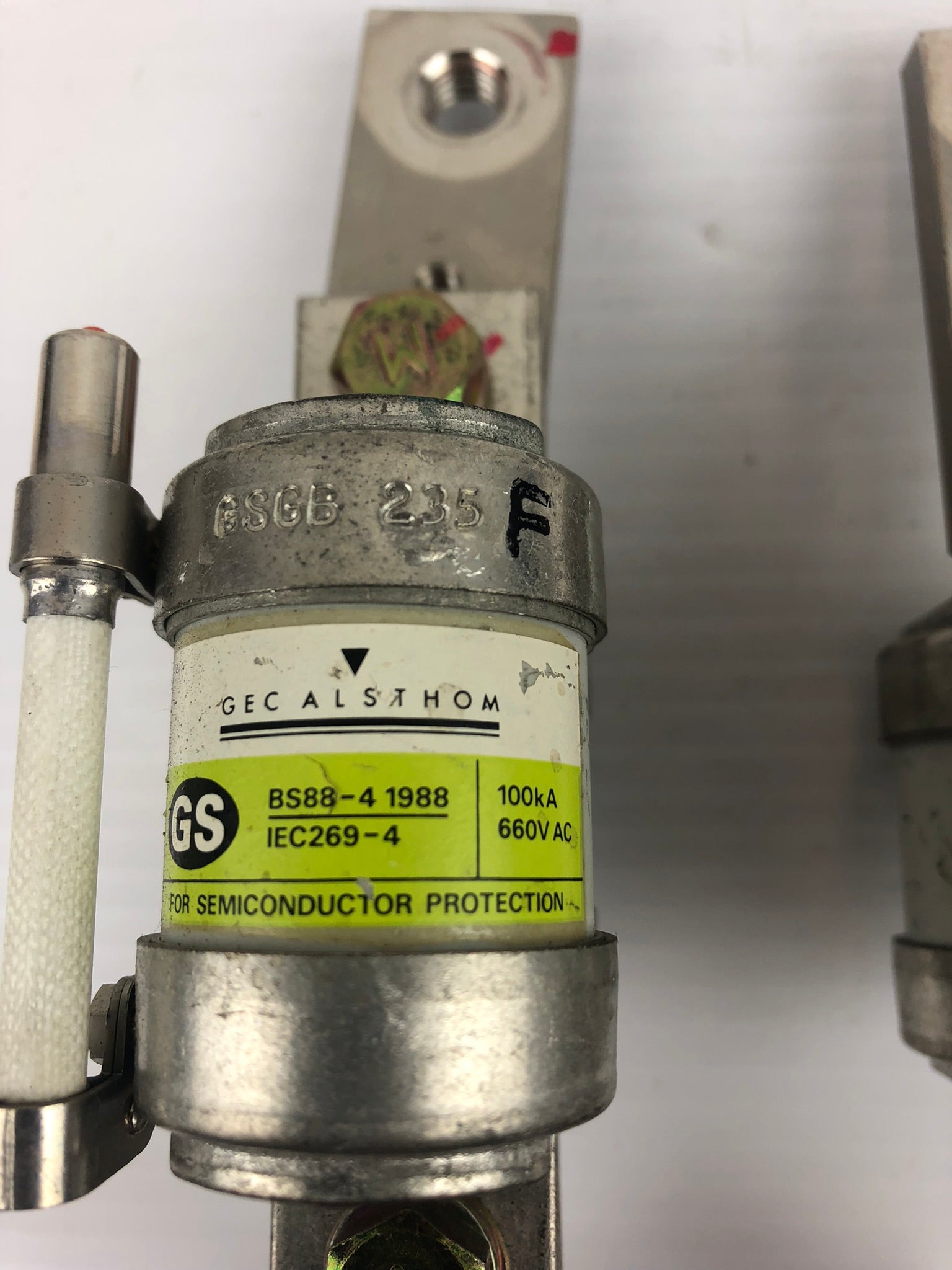 Gec Alsthom Fuse BS88-4 IEC269-4 600VAC - Lot of 2