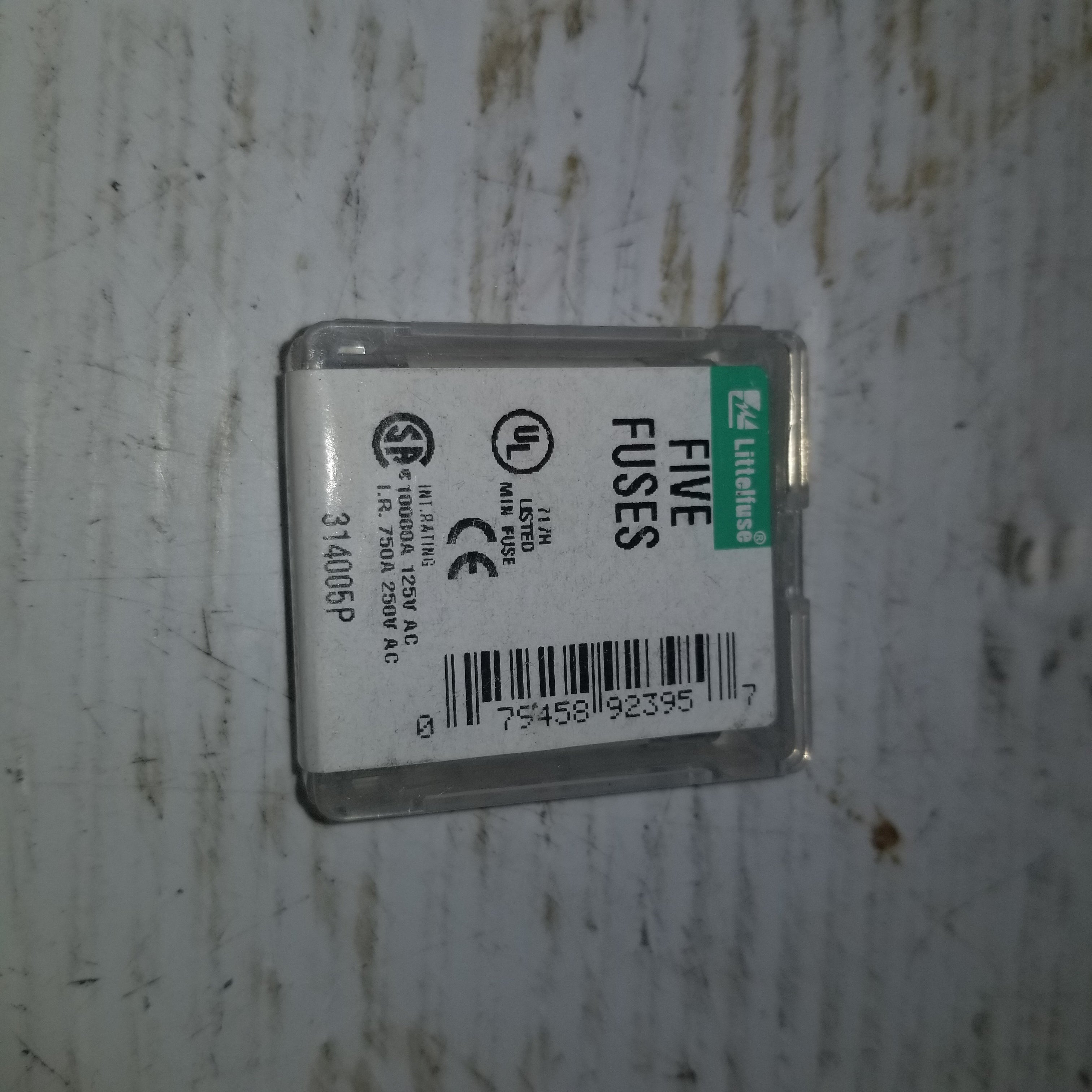 Littelfuse 314005P Fast-Acting Fuse - Box of 5