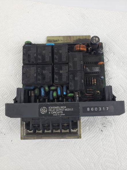 GE IC610MDL180A Relay Output Module - 8 Circuits