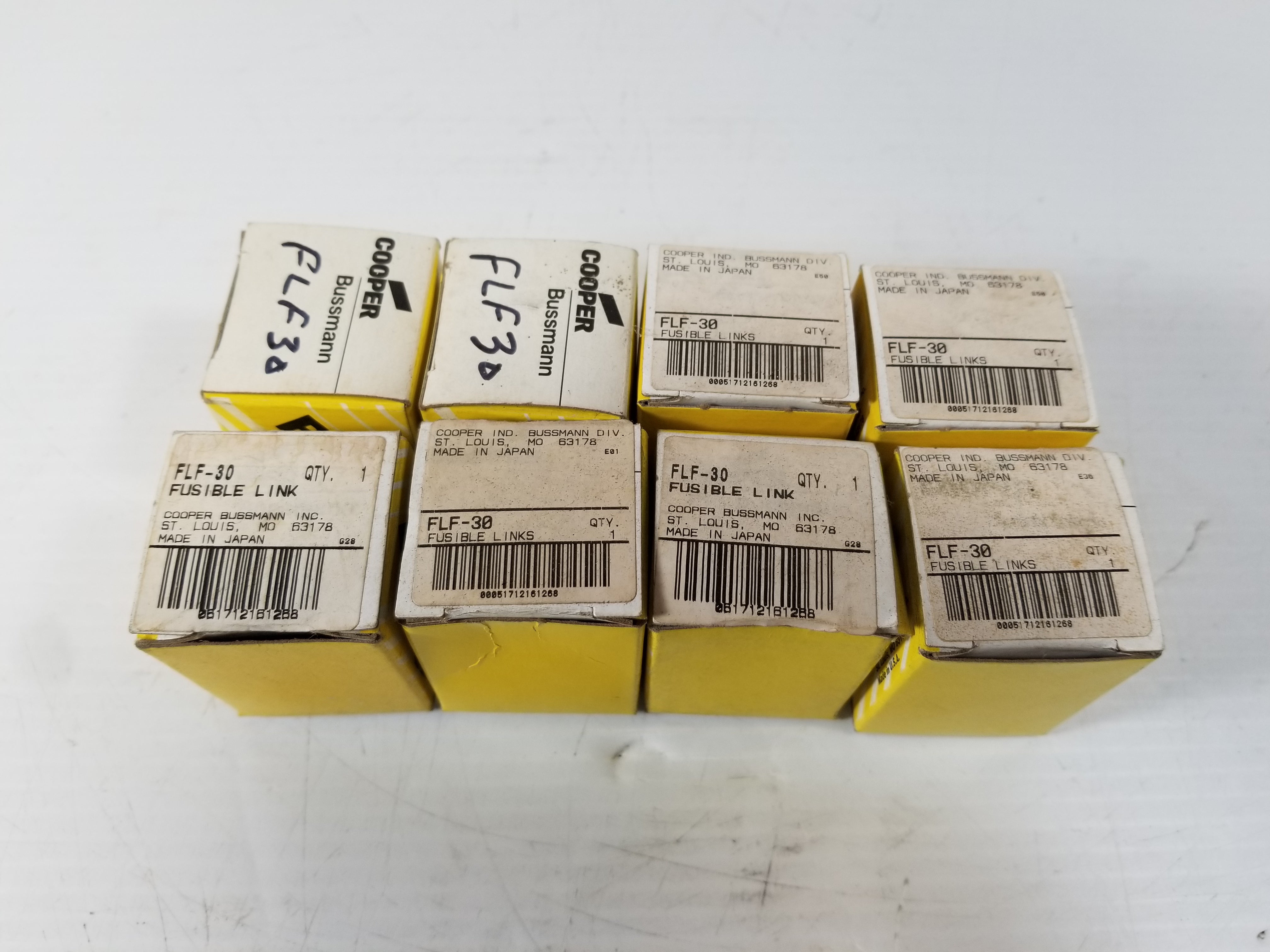 Cooper Bussmann FLF-30 Fusible Link 30A - Lot of 8