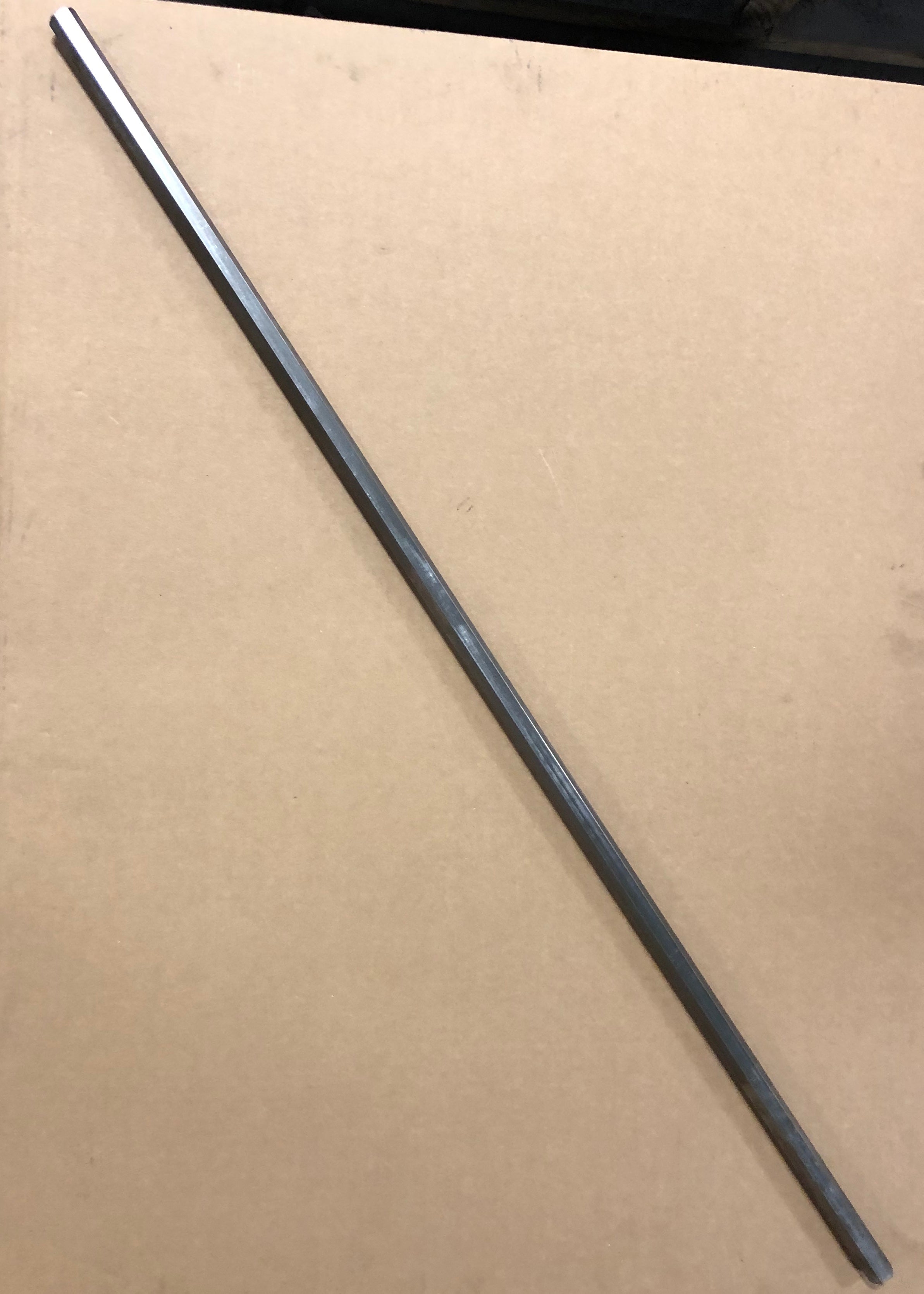 Hexagonal Bar Stock 0.67" Wide x 41" Long Rod Steel Metal Hex Hexagon Shaft