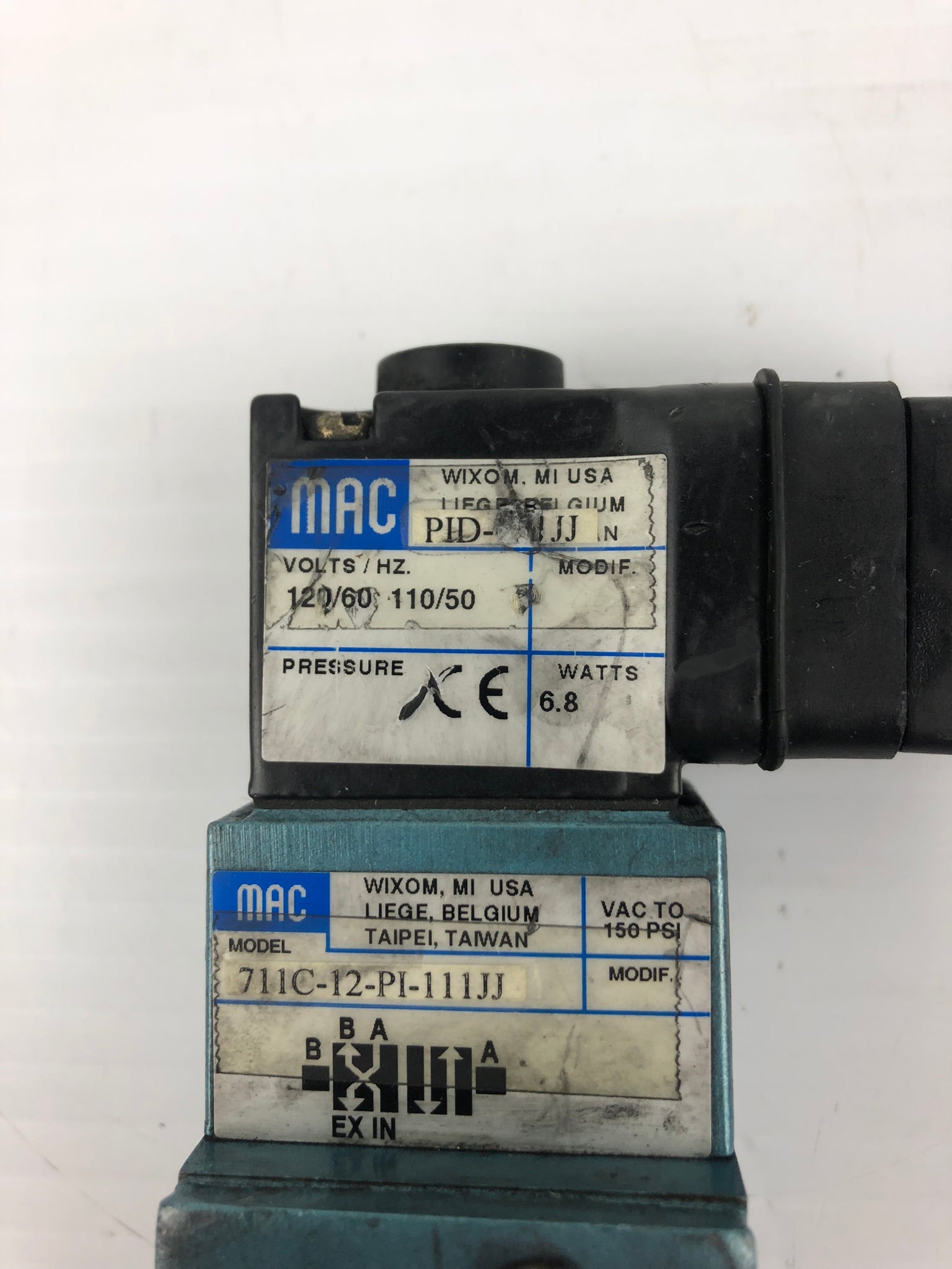MAC 711C-12-PI-111JJ Solenoid Valve