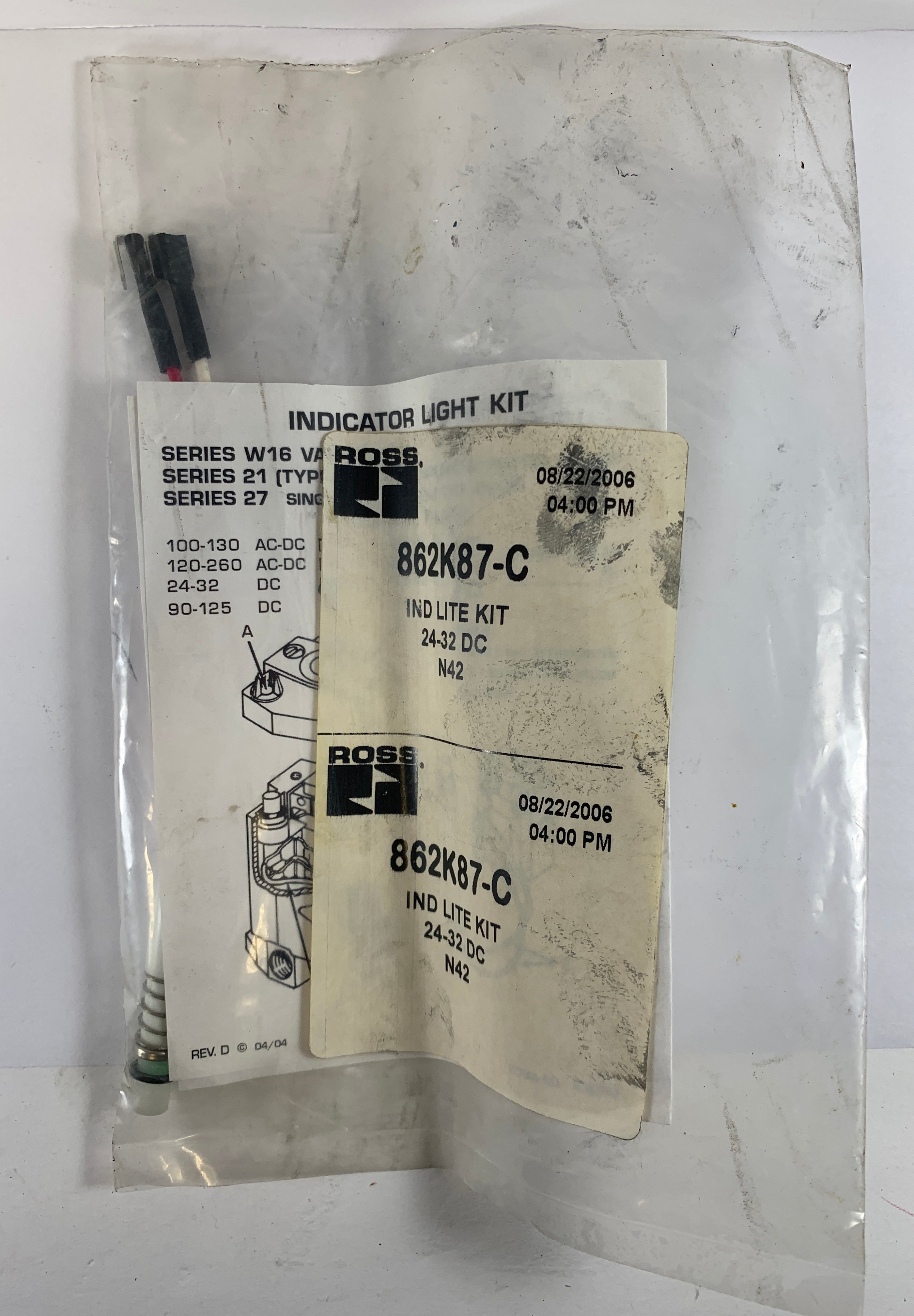 Ross Controls Indicator Light Kit 862K87-C