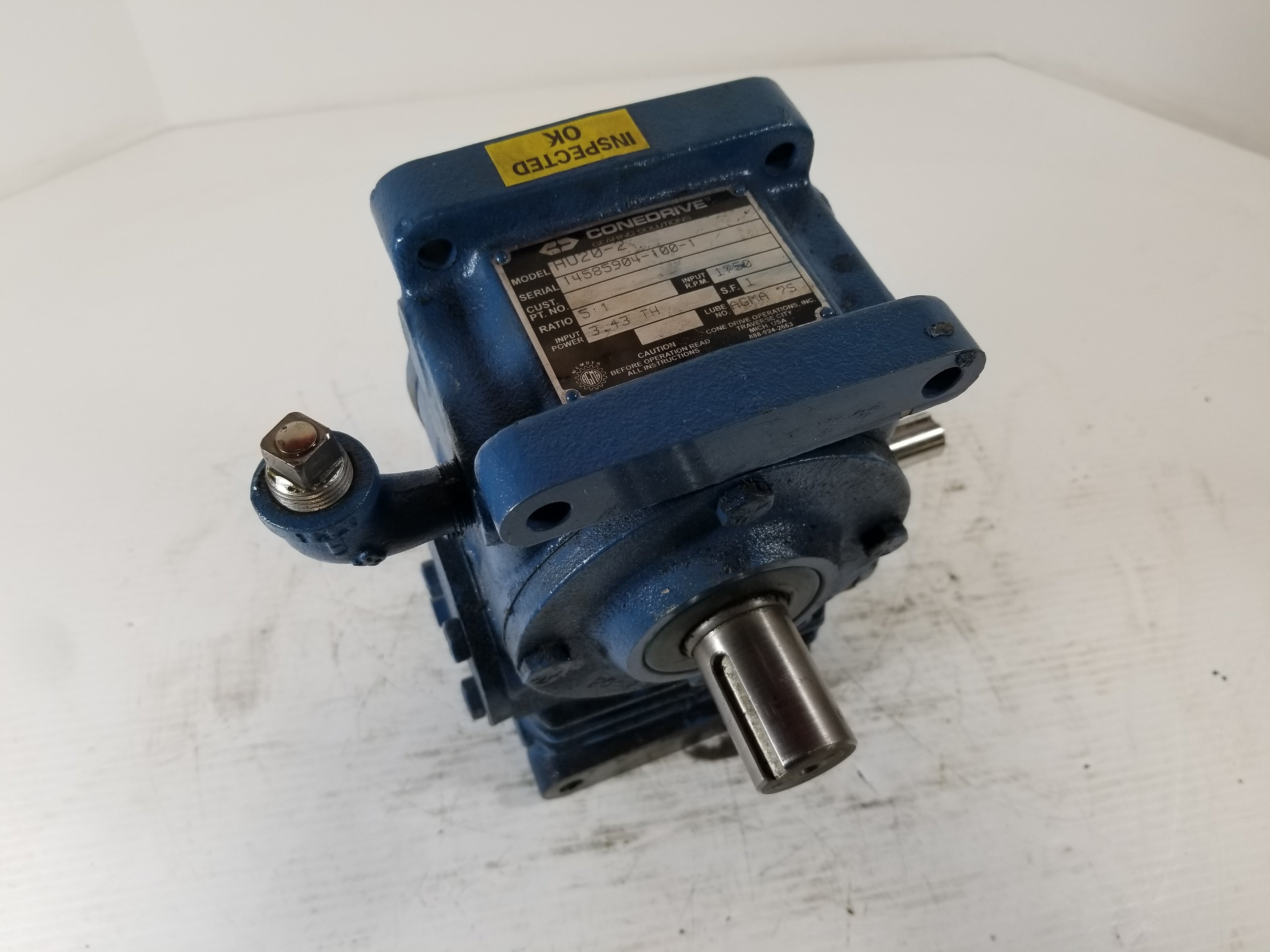 Conedrive HU20-2 Gear Reducer 5:1