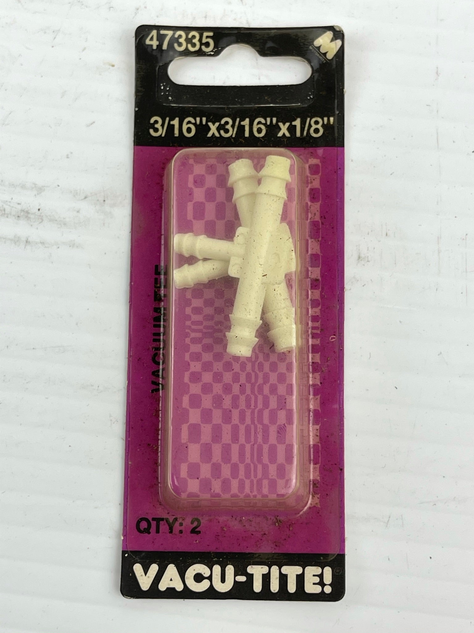 Vacu-Tite Motormite 47335 3/16" x 3/16" x 1/8" Package of 2