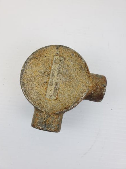 Crouse-Hinds 3/4" Gual-26 Aluminum Hub Conduit Outlet Box