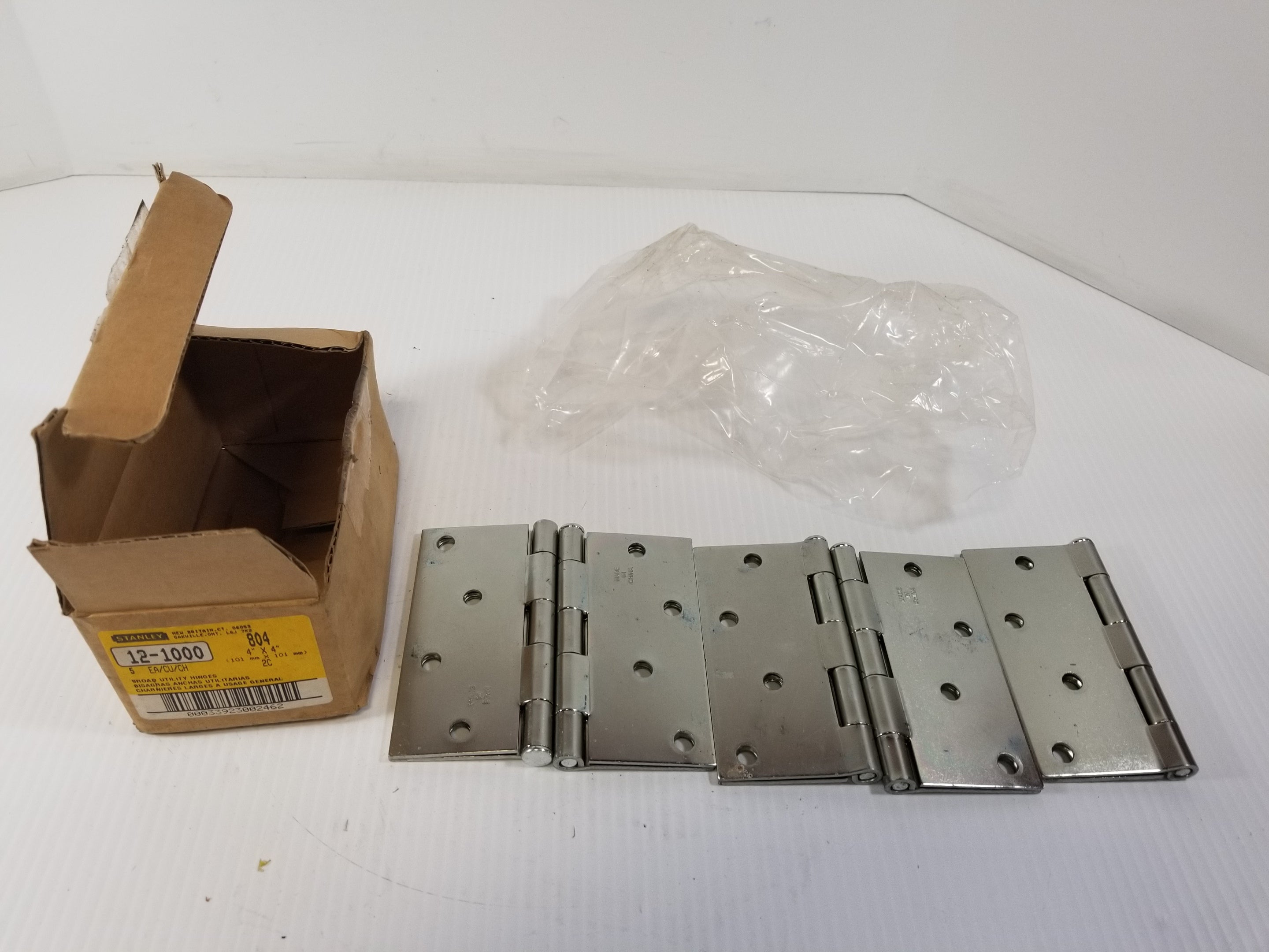 Stanley 12-1000 Broad Utility Hinges (Box of 5)