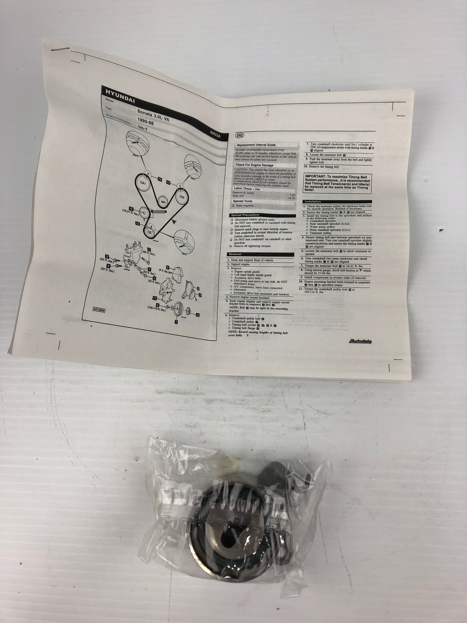Dayco 84033 Engine Timing Belt Component Kit 85195