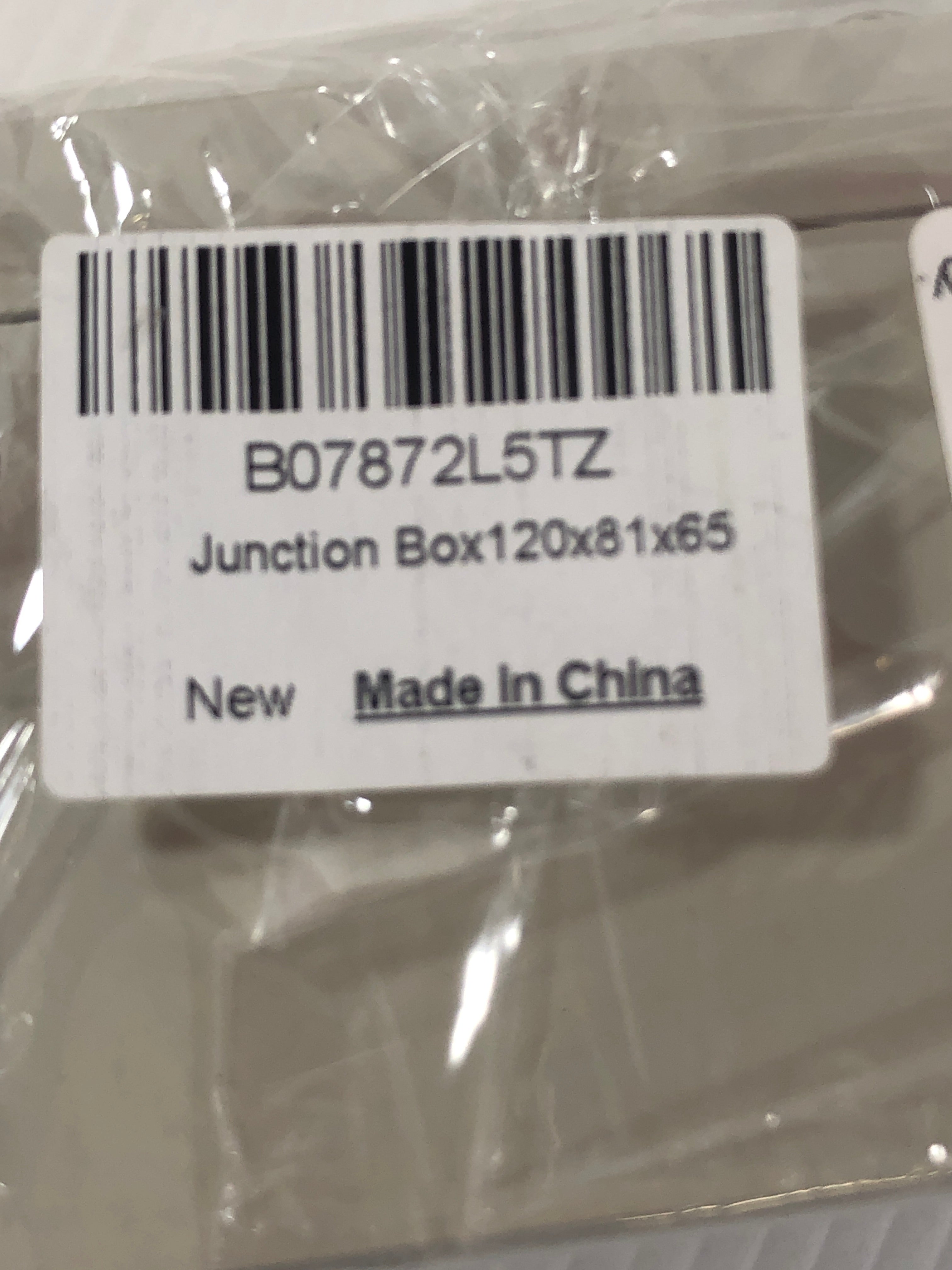 Plastic Junction Box B07872L5TZ 3-1/8" x 4-5/8" x 2-1/2" (120 x 81 x 65)