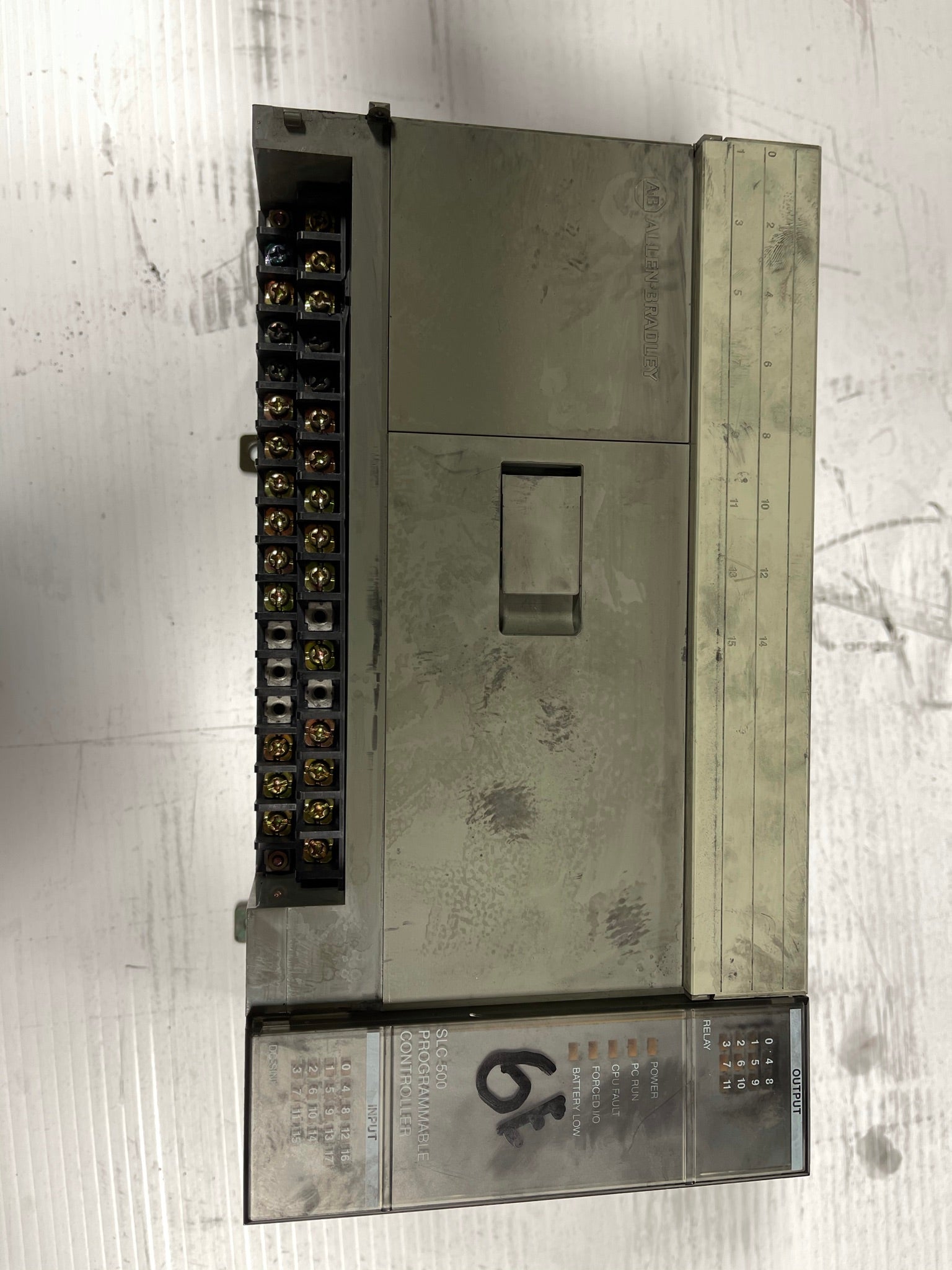 Allen-Bradley SLC 500 1747-L30C PLC Processor Series C - Cracked Case