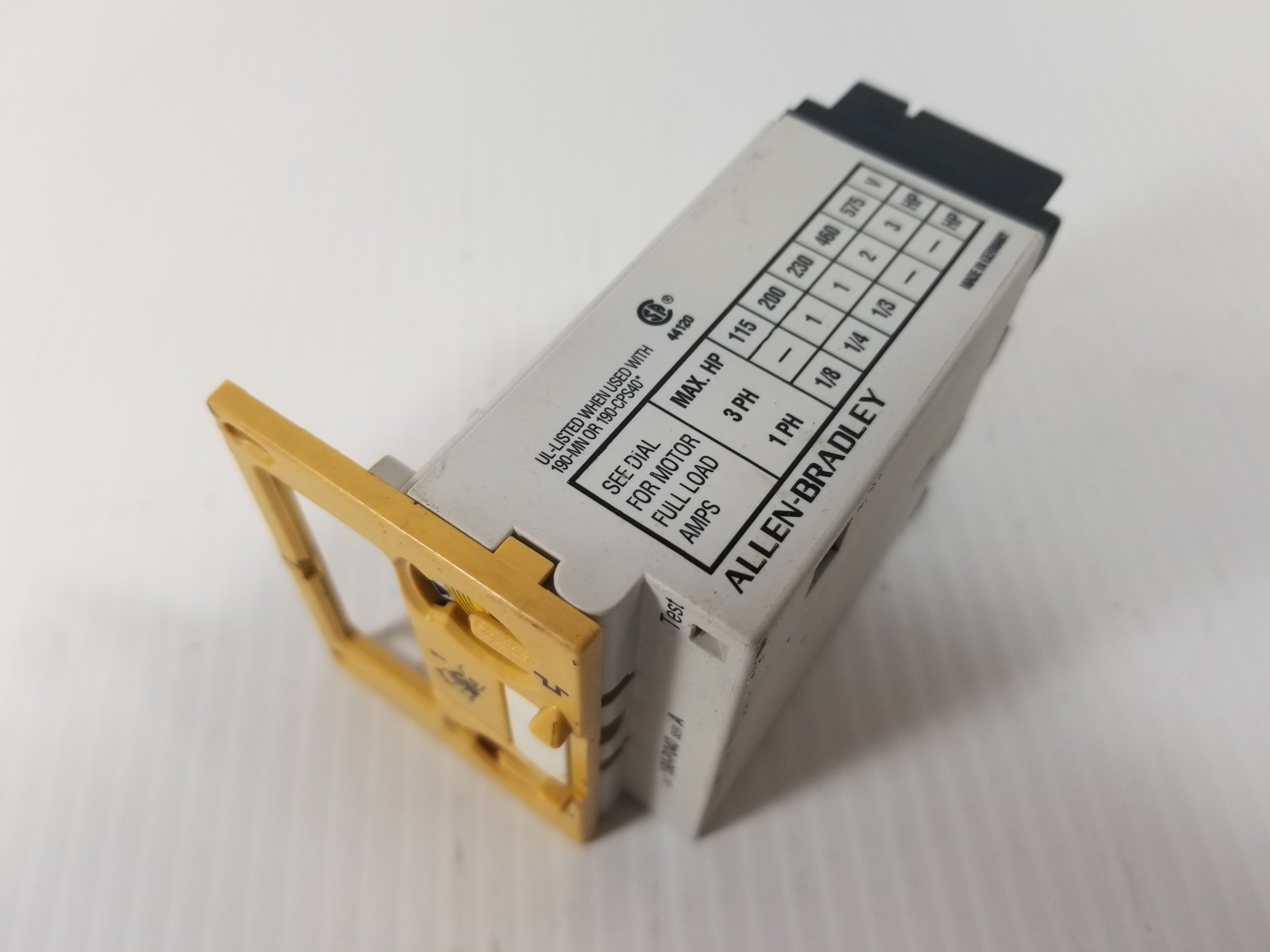 Allen-Bradley 190-P040 Motor Protection Trip Block