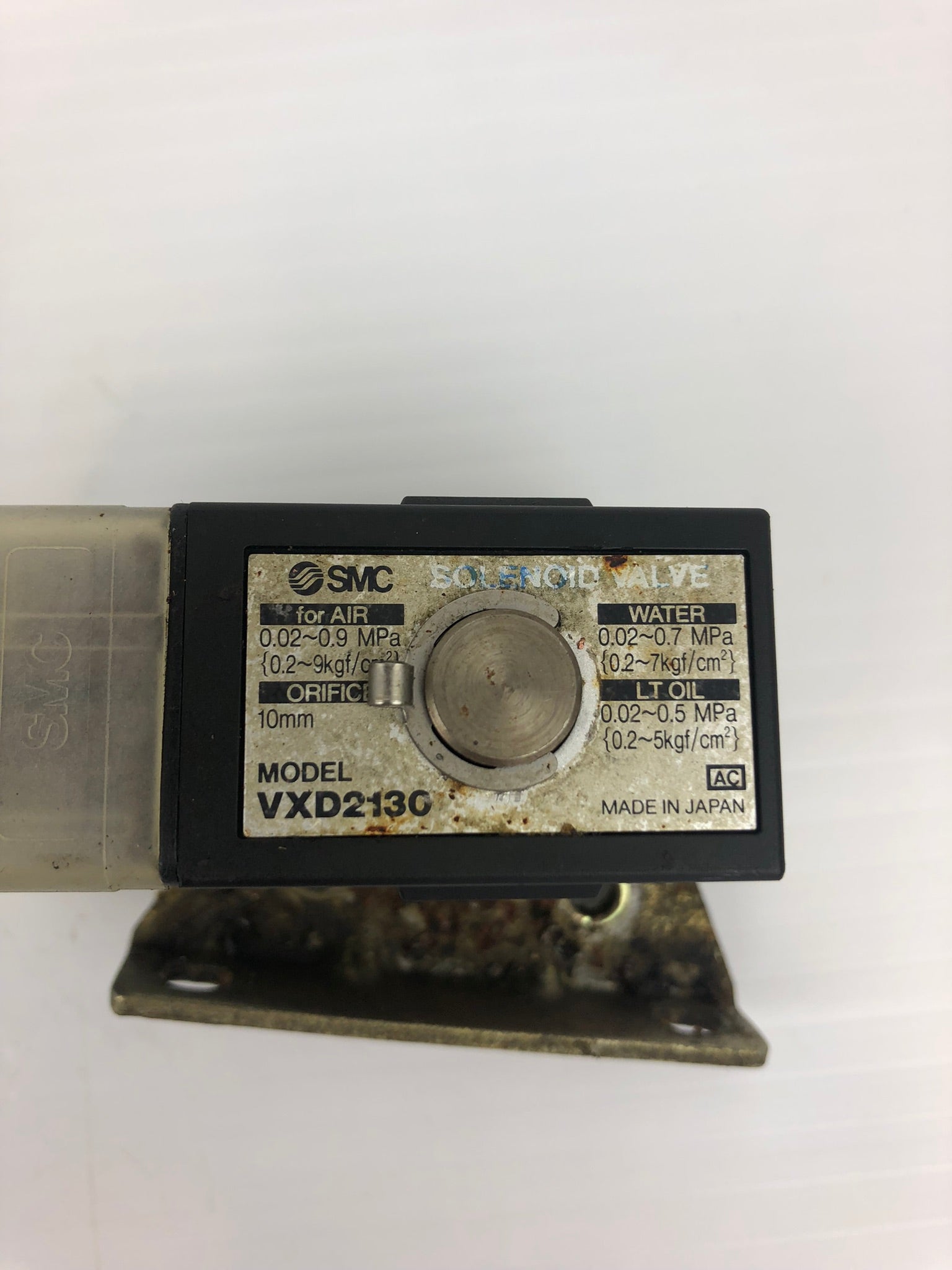 SMC VXD2130 Solenoid Valve