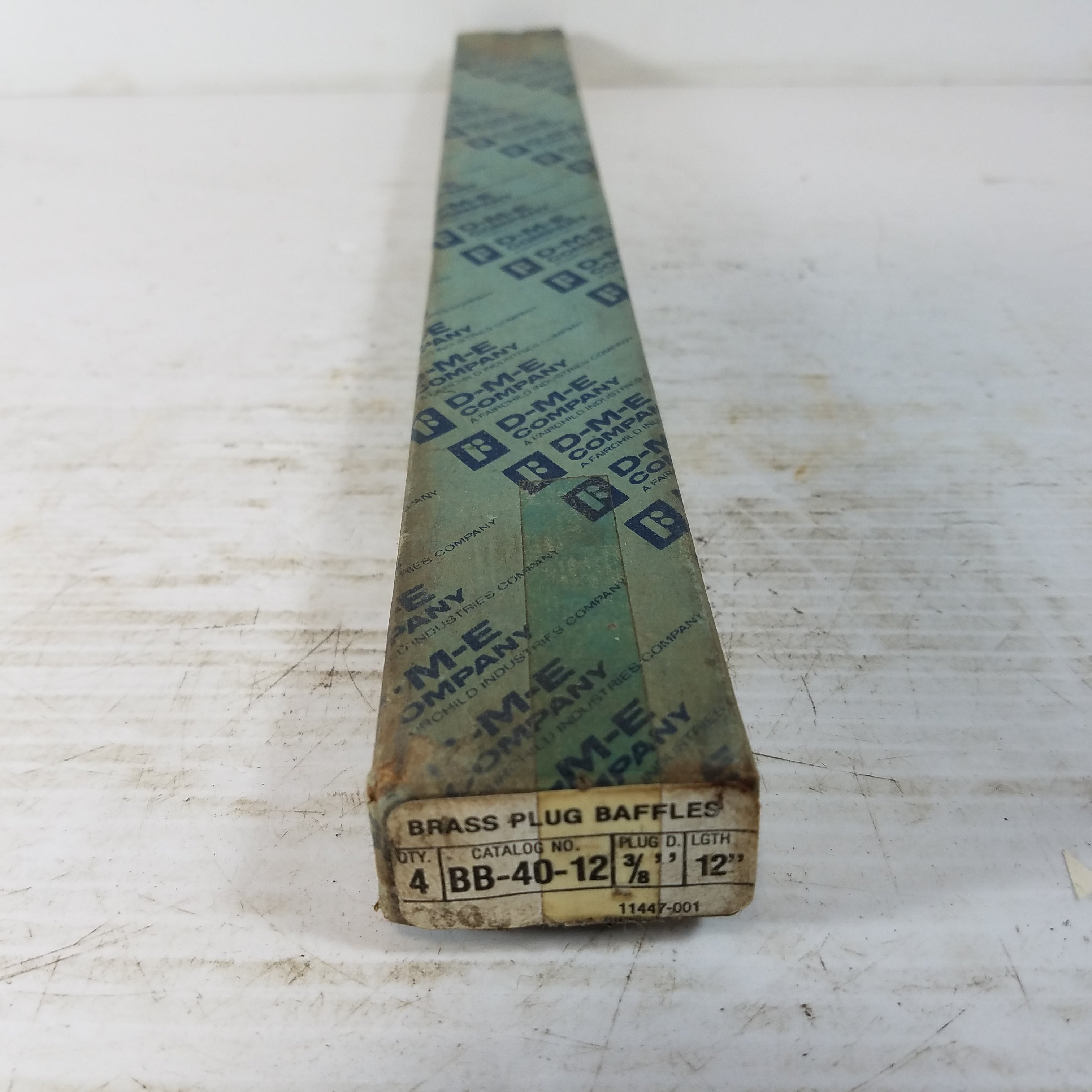 DME BB-40-12 Brass Plug Baffles 12" Length (Box of 4)