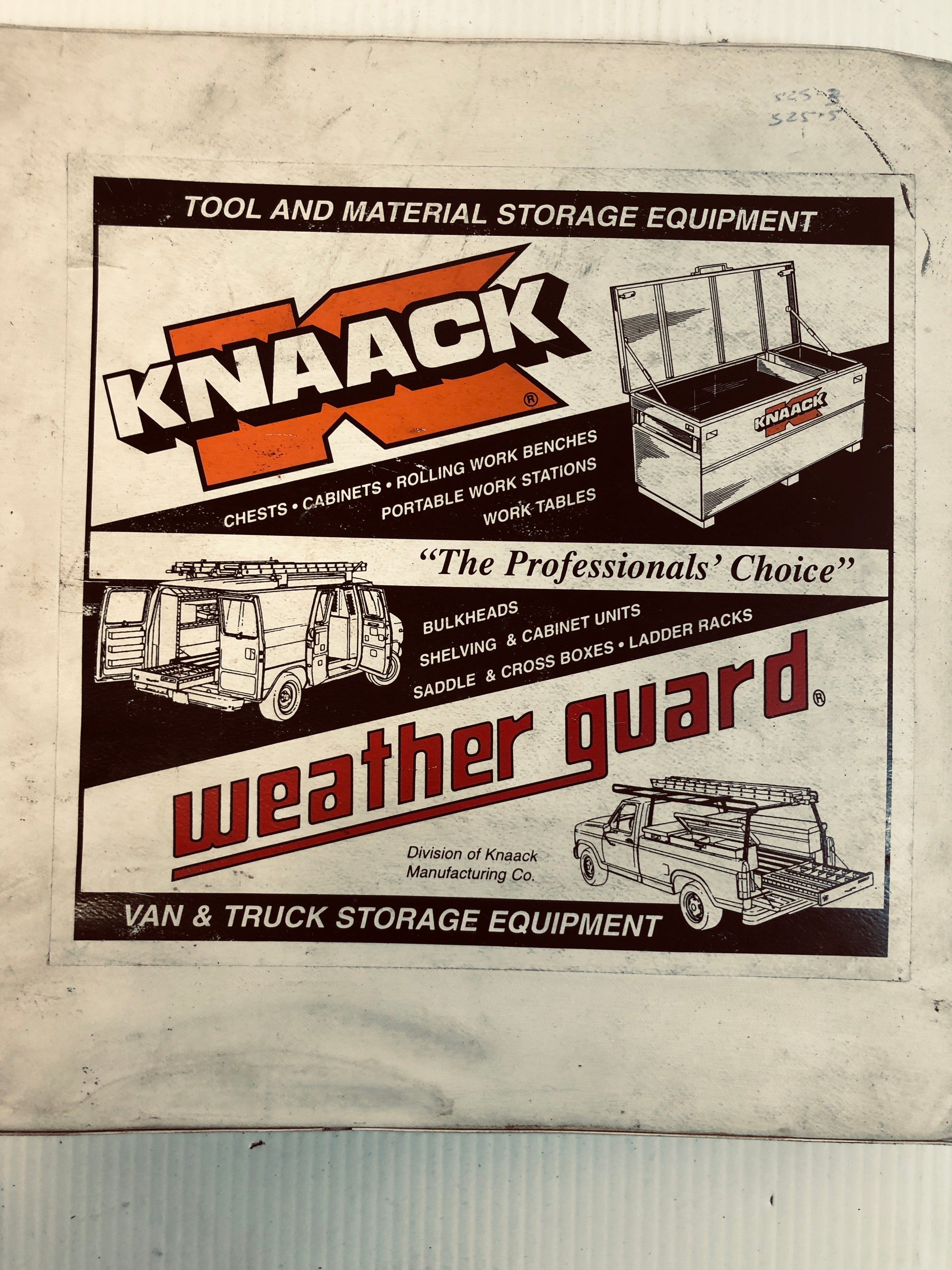 Knack Weather Guard Product Line Catalogs