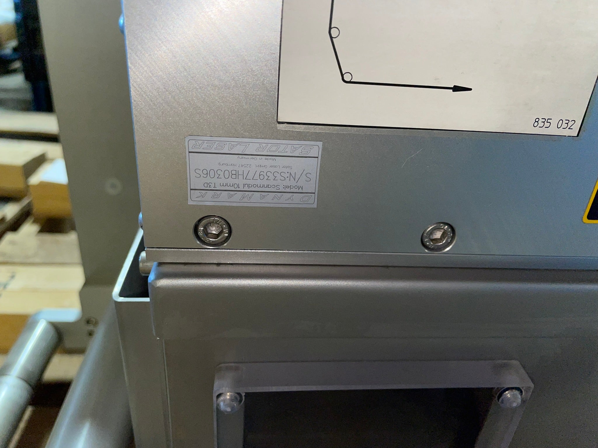 Dynamark Sator Laser T3D Scanmodul Sensor