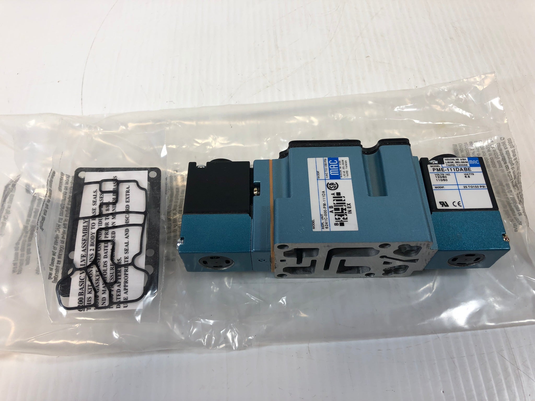 MAC 6241C-000-PM-111DA Solenoid Valve with PME-111DABE
