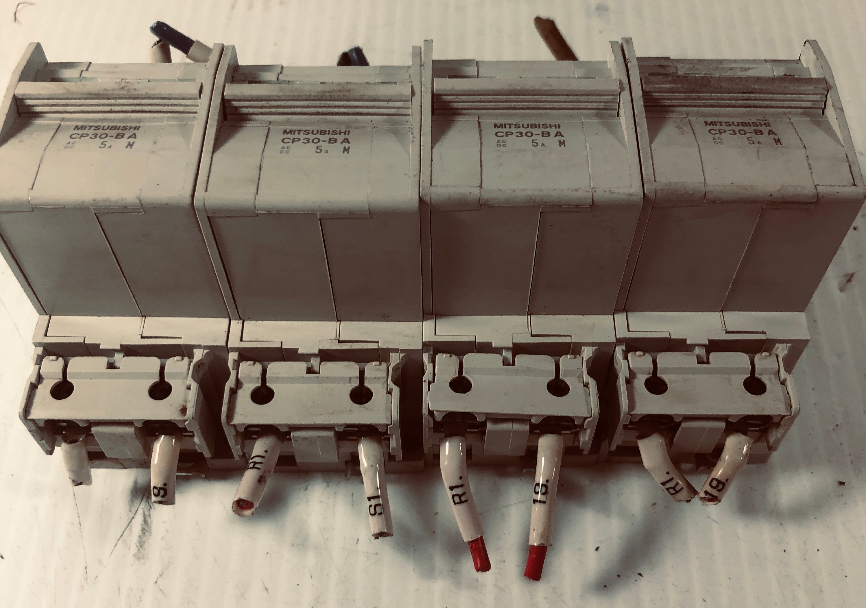 Mitsubishi Circuit Protector CP30-BA (Lot of 4)