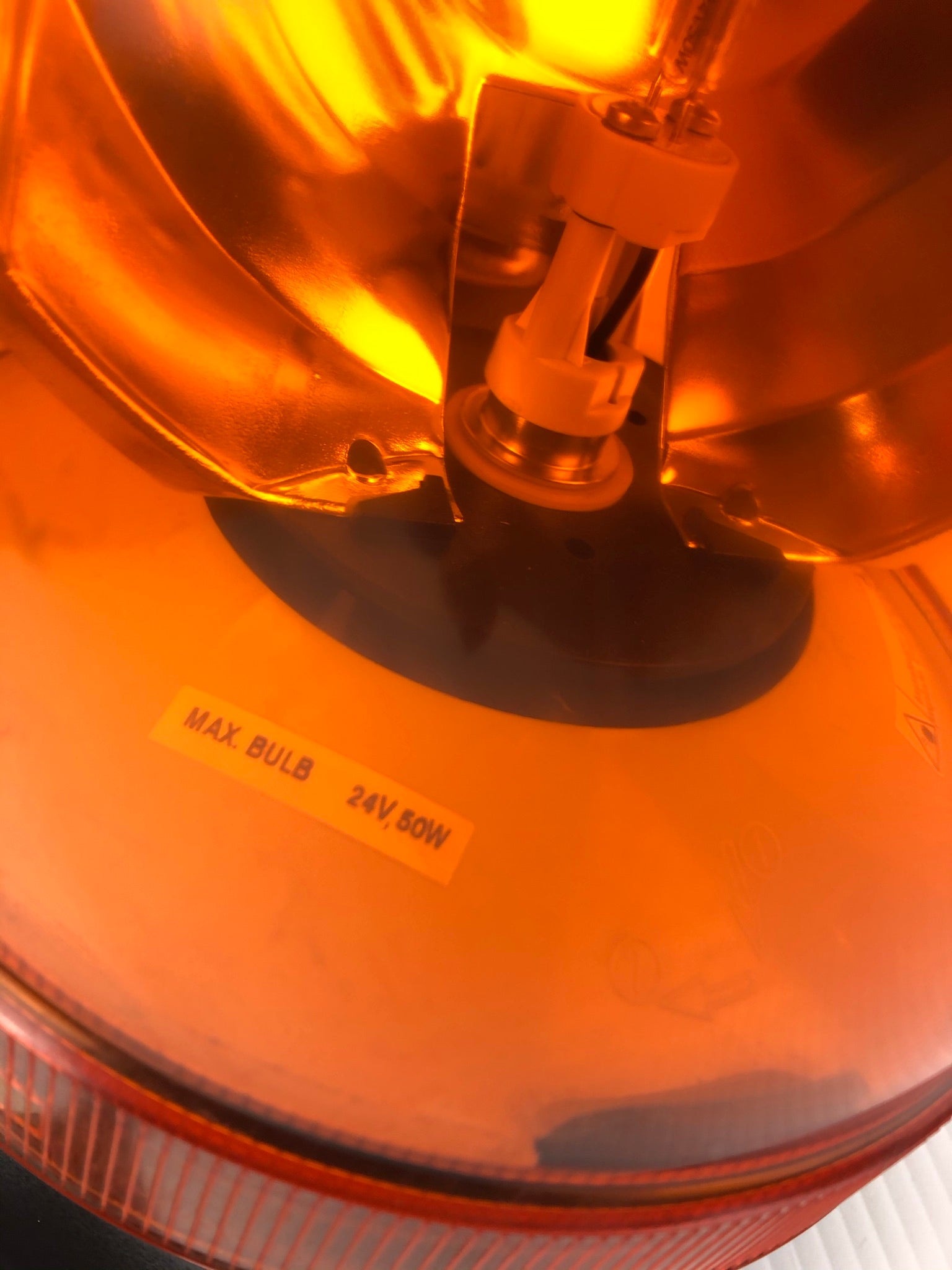 Allen-Bradley Strobe Power Module Orange Light Amber 24V 50W