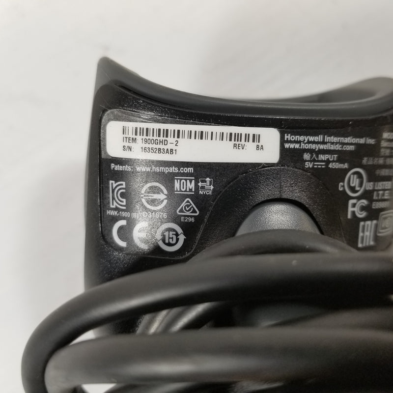 Honeywell 1900GHD-2 USB Corded Barcode Scanner