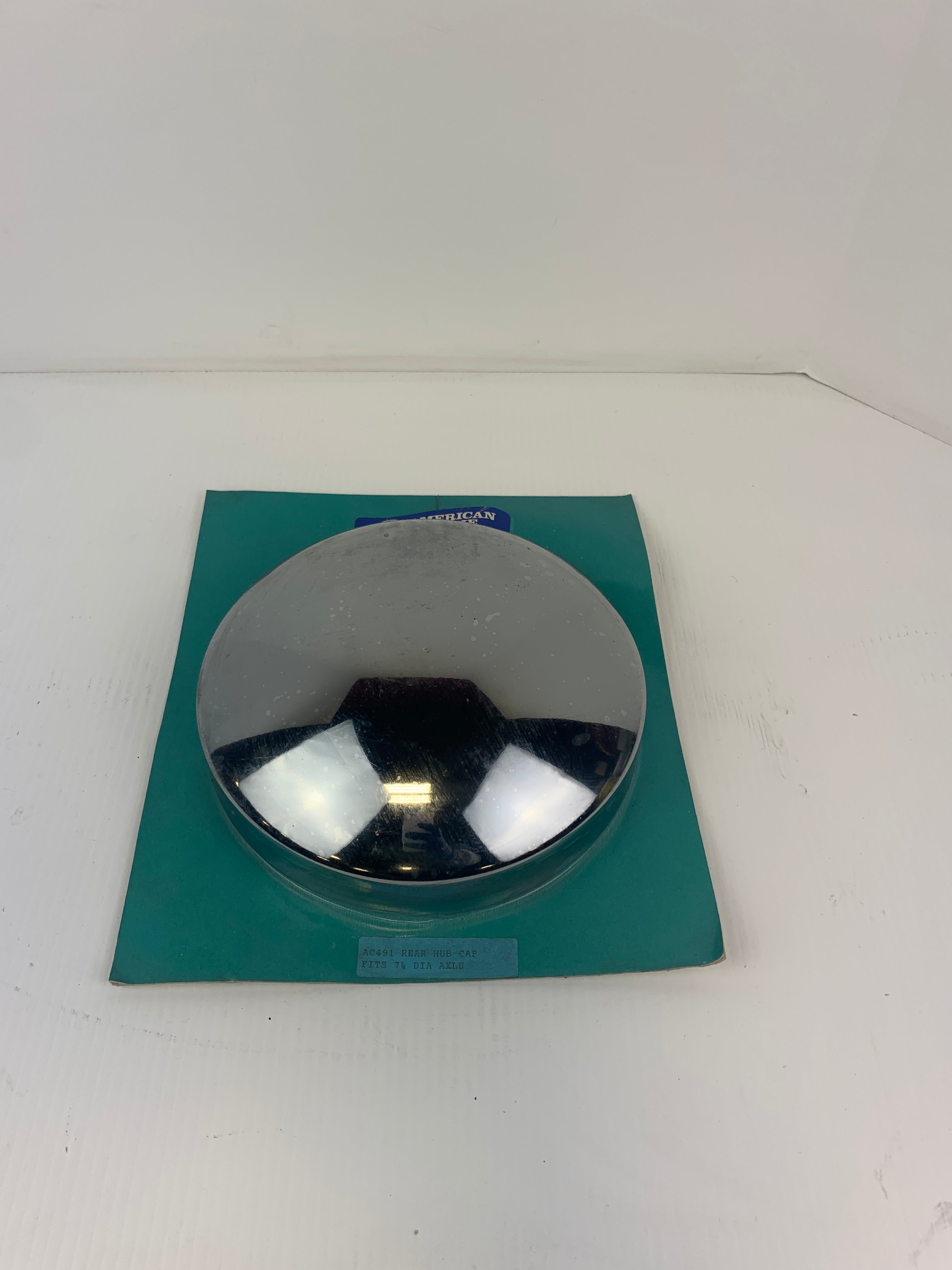 American Chrome Rear Hubcap AC491 Fits 7 1/2" Dia. Axle