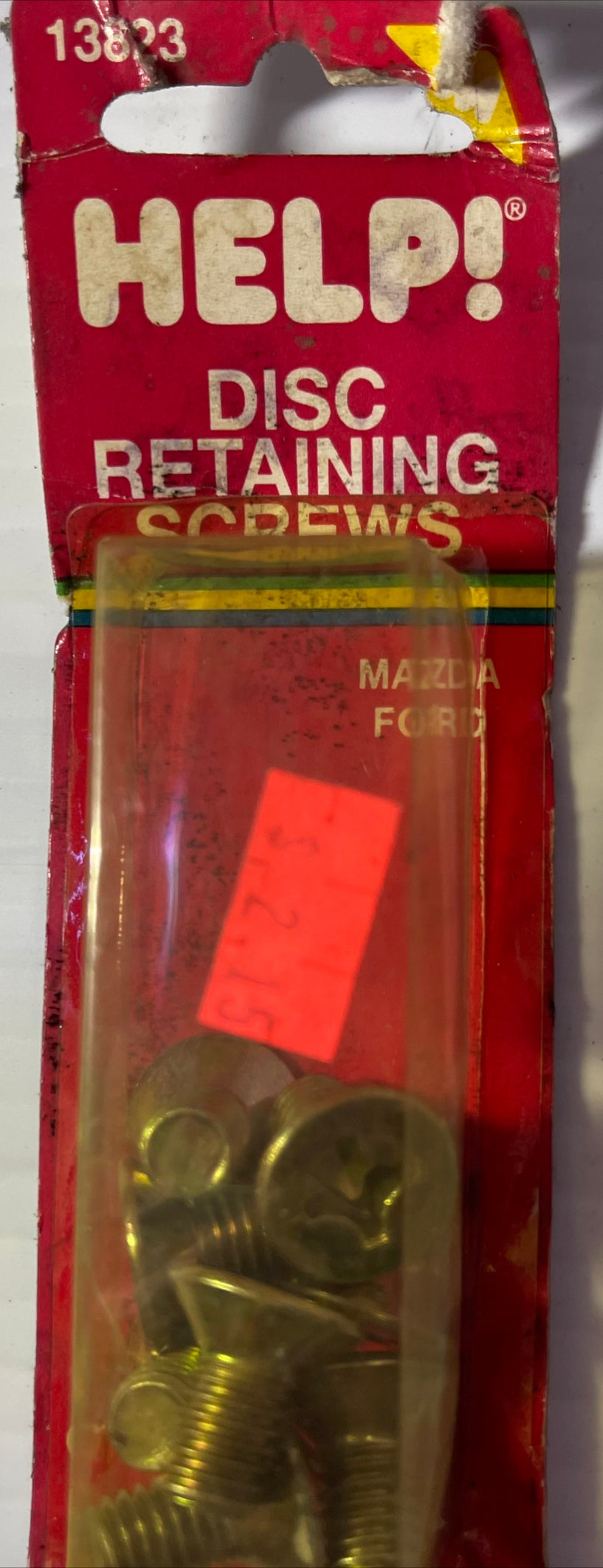 Help! Disc Retaining Screws Mazda Ford 13823 Package of 6 Pieces