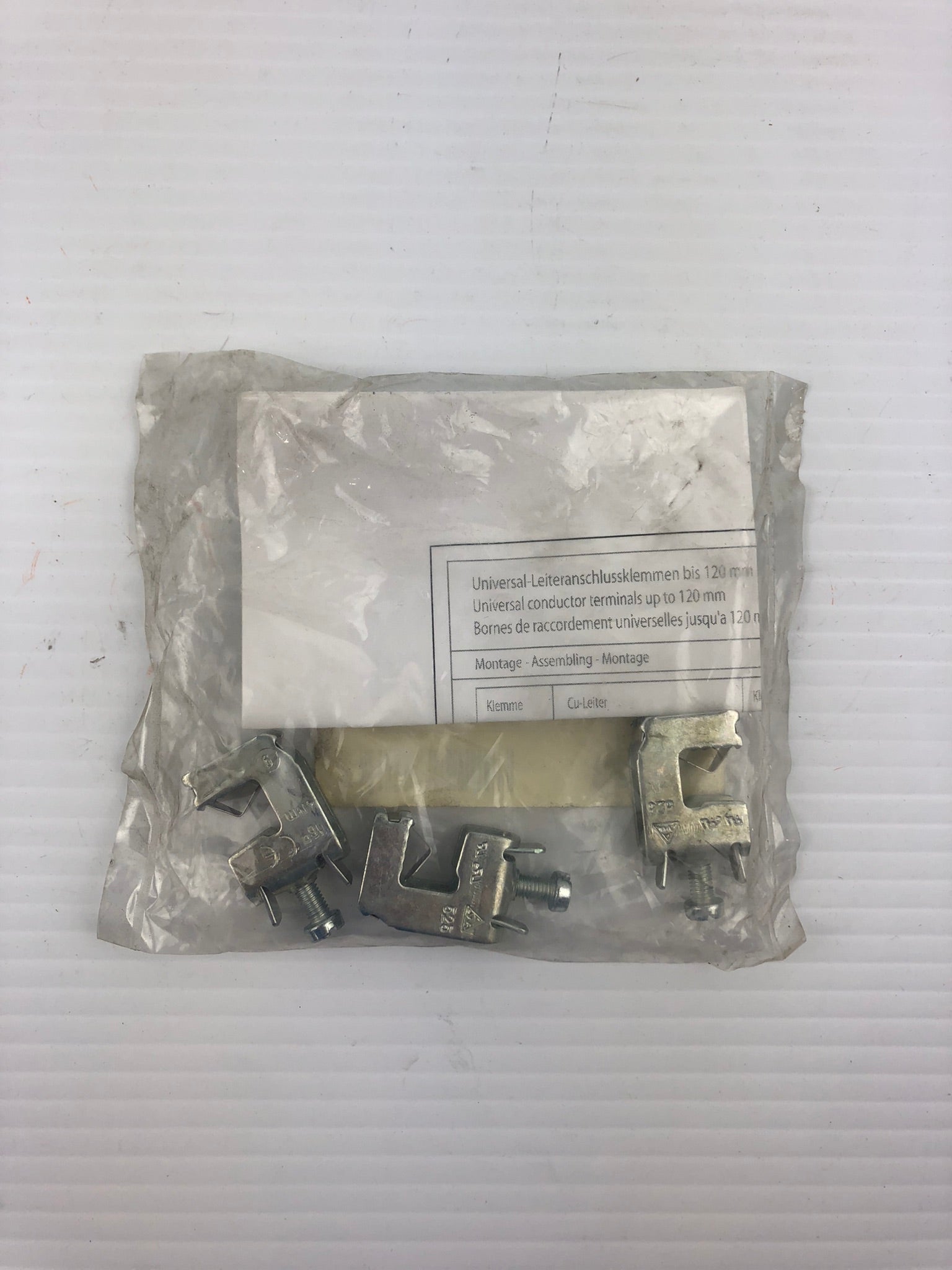 Hoffman HB01289 Busbar Universal Conductor Terminals AWG 16-6 10mm - Bag of 3