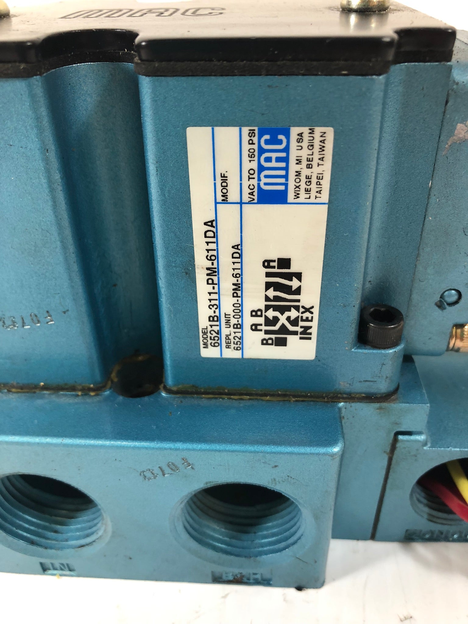 MAC 6521B-311-PM-611DA Solenoid Valve with PME-611DABE