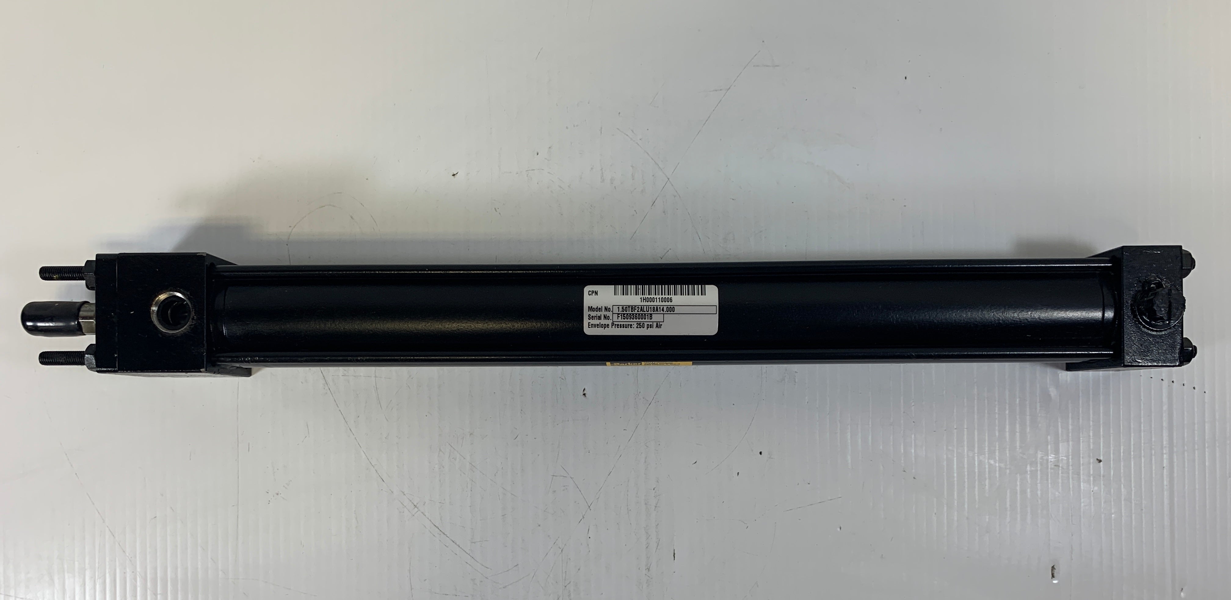 Parker Pneumatic Cylinder 1.50TBF2ALU18A14.000 250 PSI