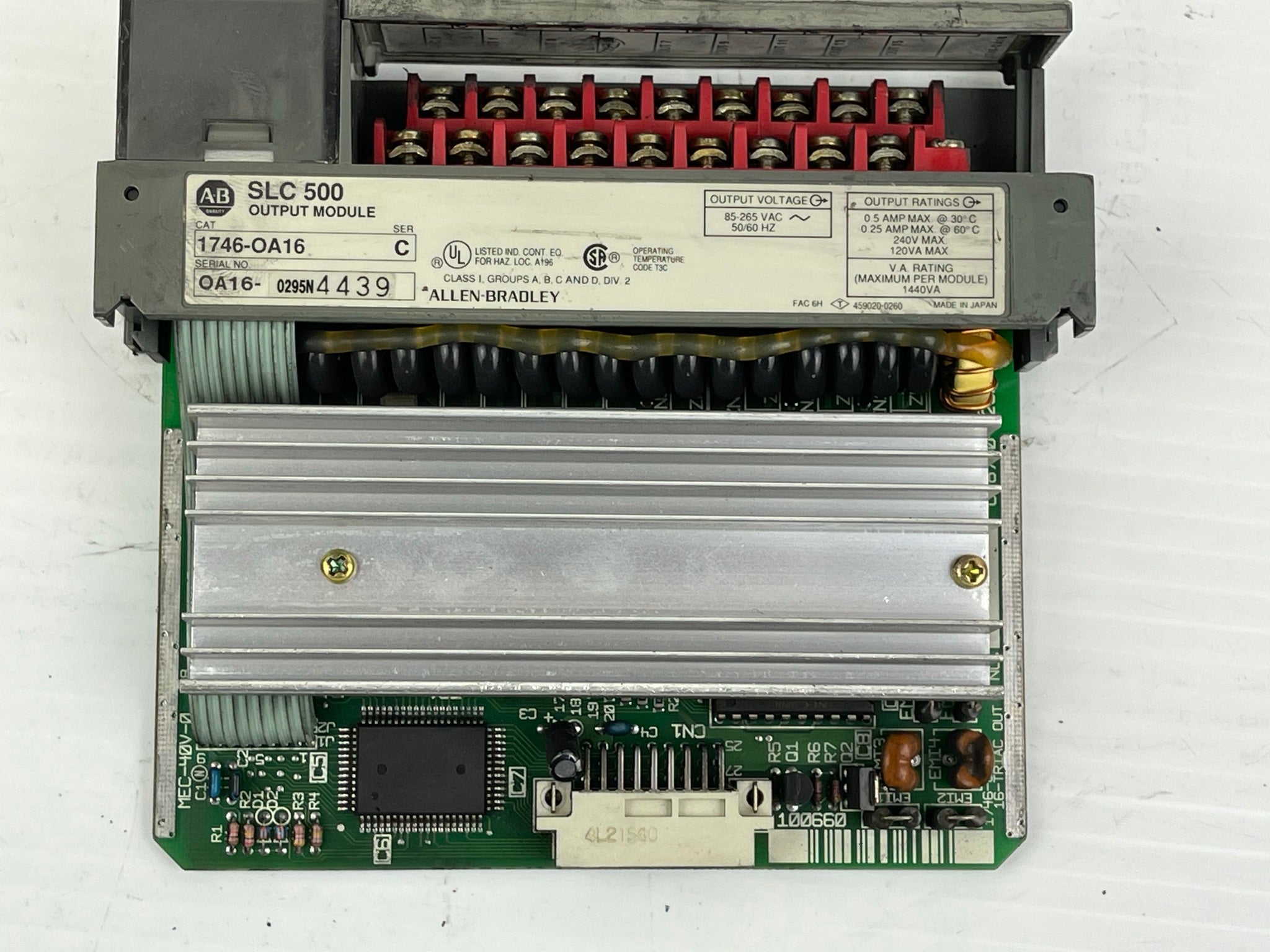 Allen-Bradley 1746-OA16 Series C PLC Output Module