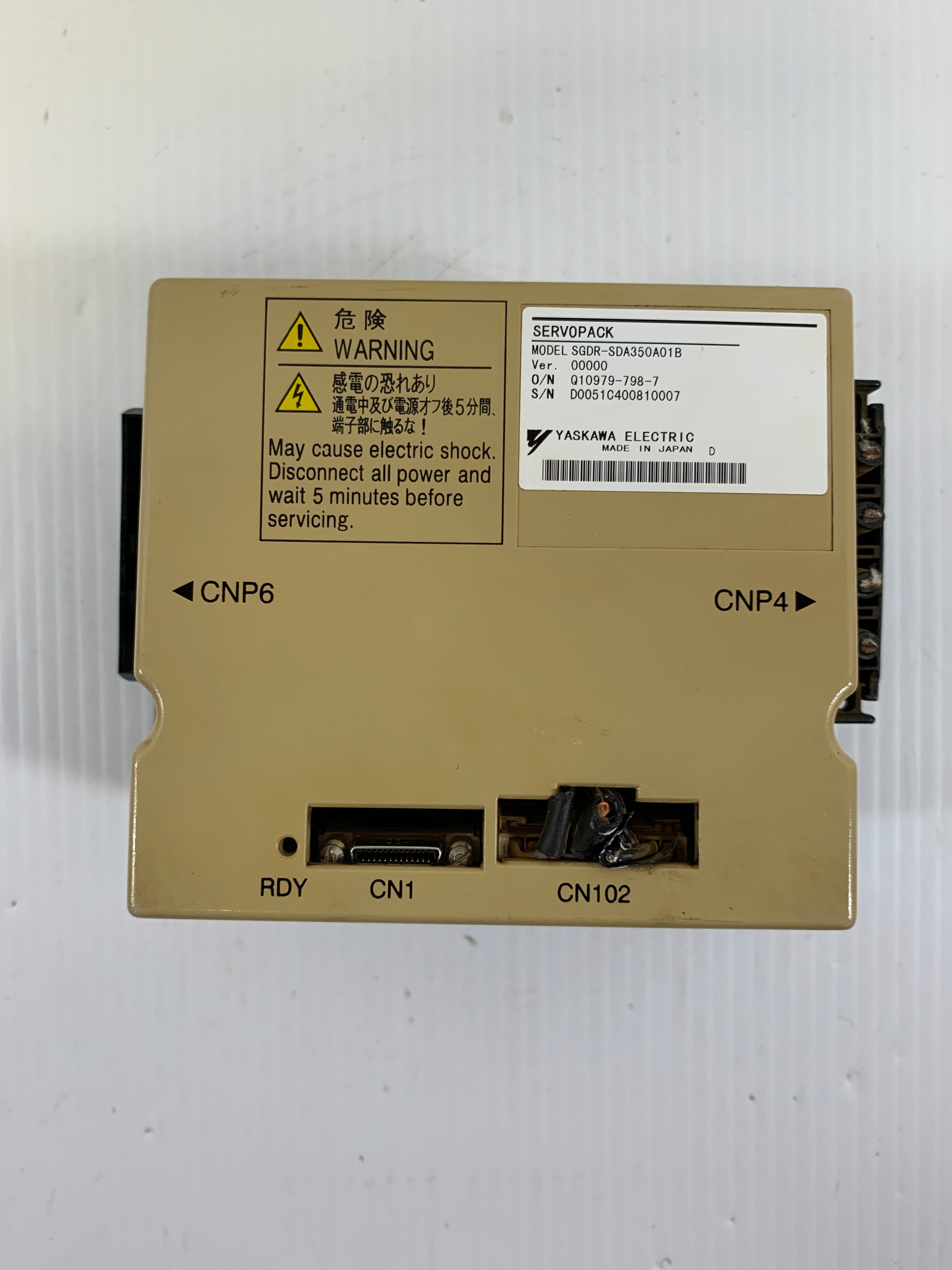 Yaskawa Servopack SGDR-SDA350A01B