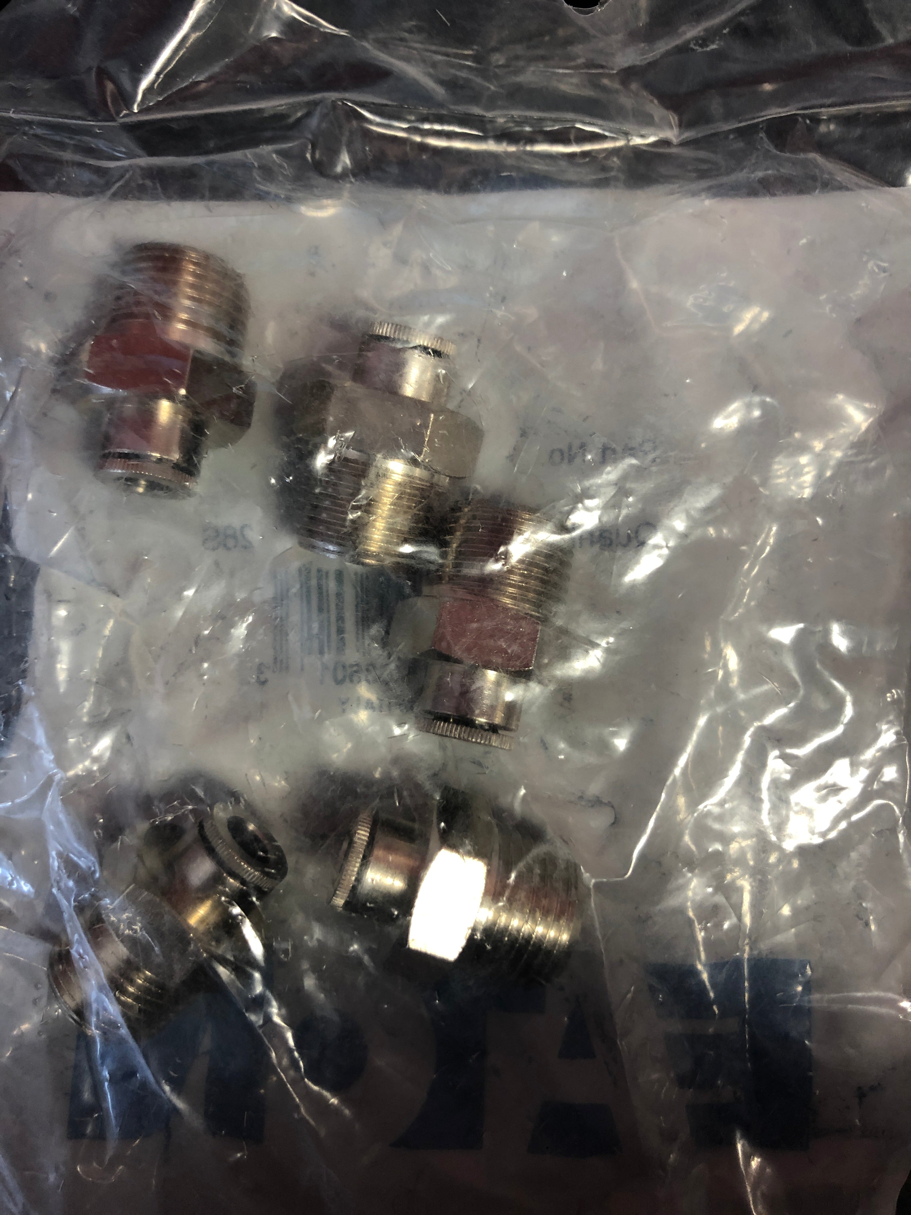 Eaton Pneumatic Tube Fitting 1168x4x6 Package of 5