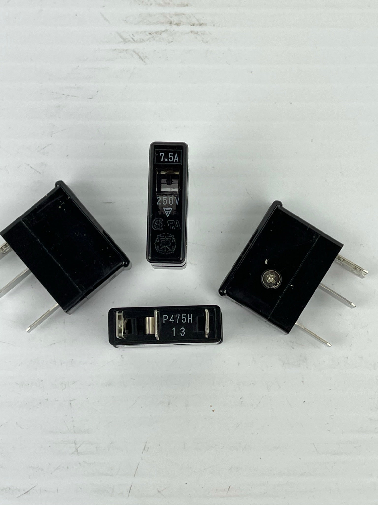 Fuse Alarm P475H 7.5A 250V - Lot of 4