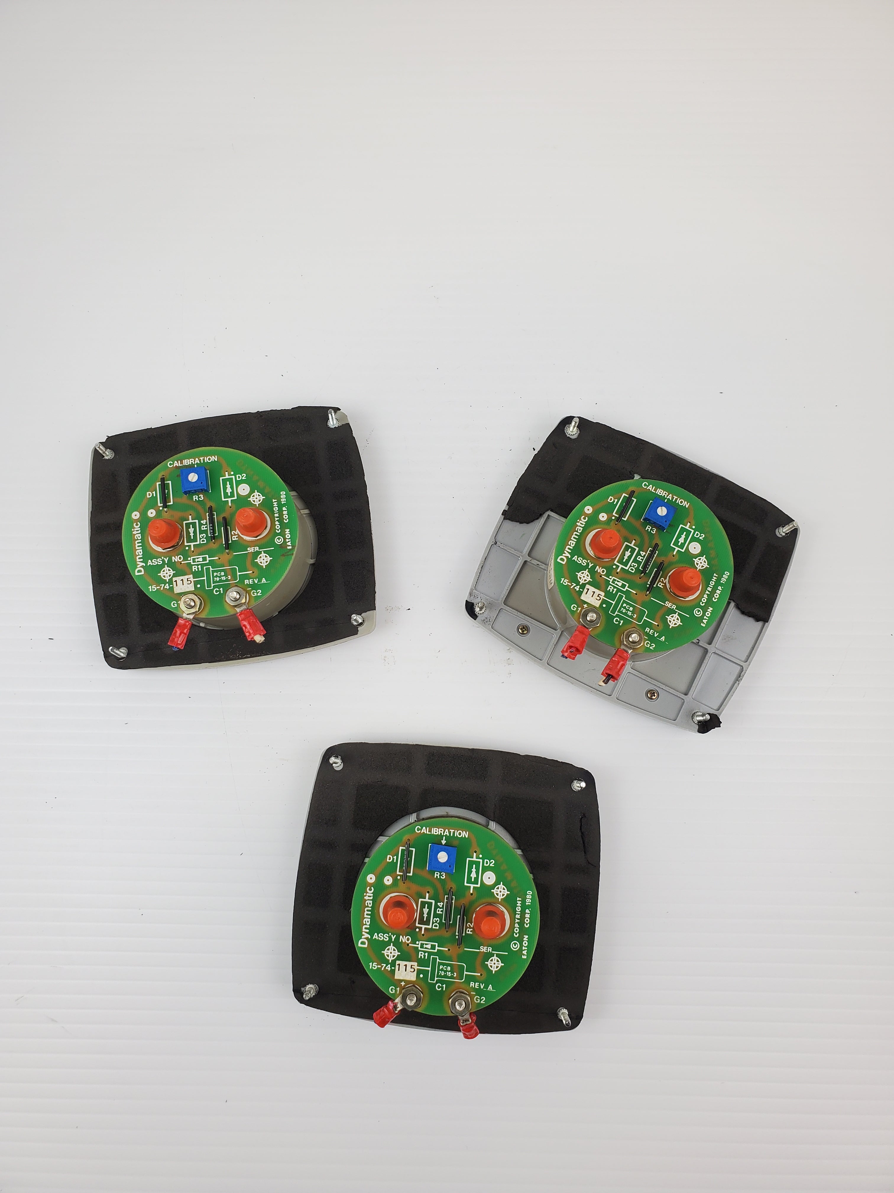 Eaton Dynamatic Panel Meter Gauge, Break Amps, Clutch Amp, & SPM (Lot of 3)