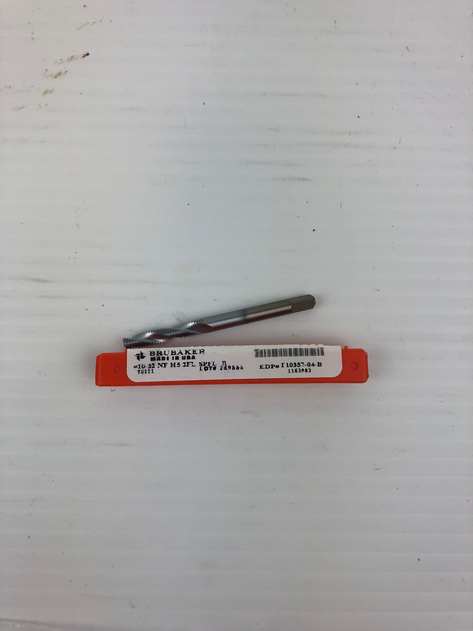 Brubaker Tool #10-32 NF H5 2FL SPFL B Tap T10357-04-B Drill Bit Tap Tool