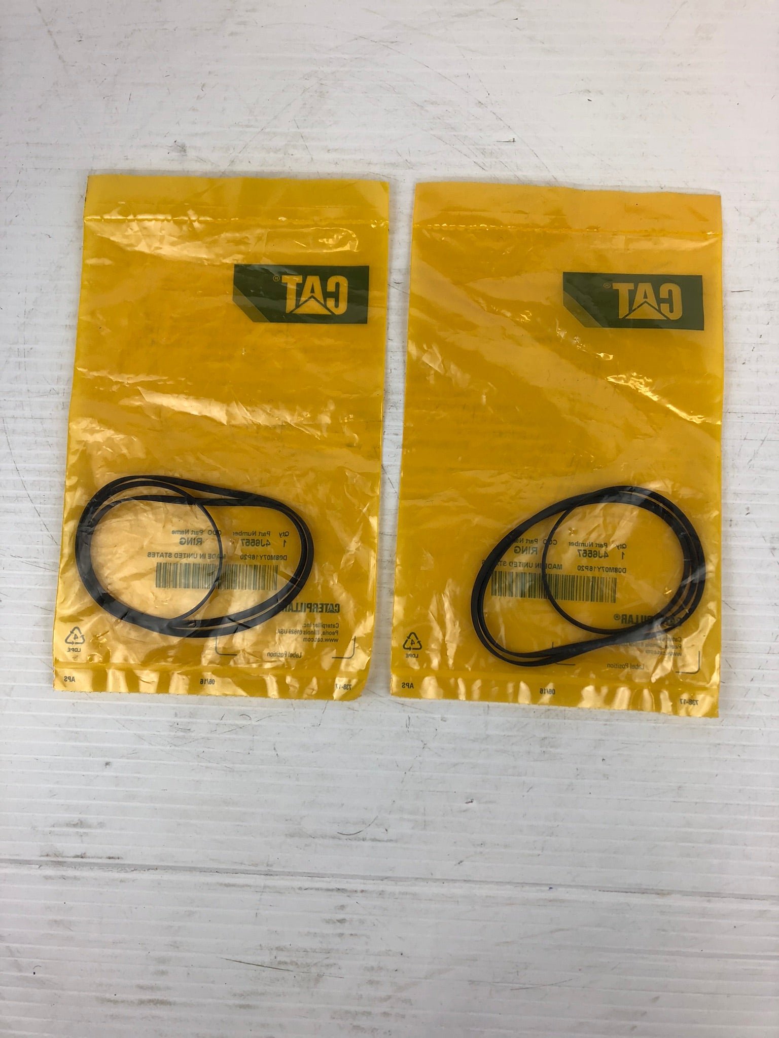 CAT 4J-6557 Ring Caterpillar 4J6557 - Lot of 2