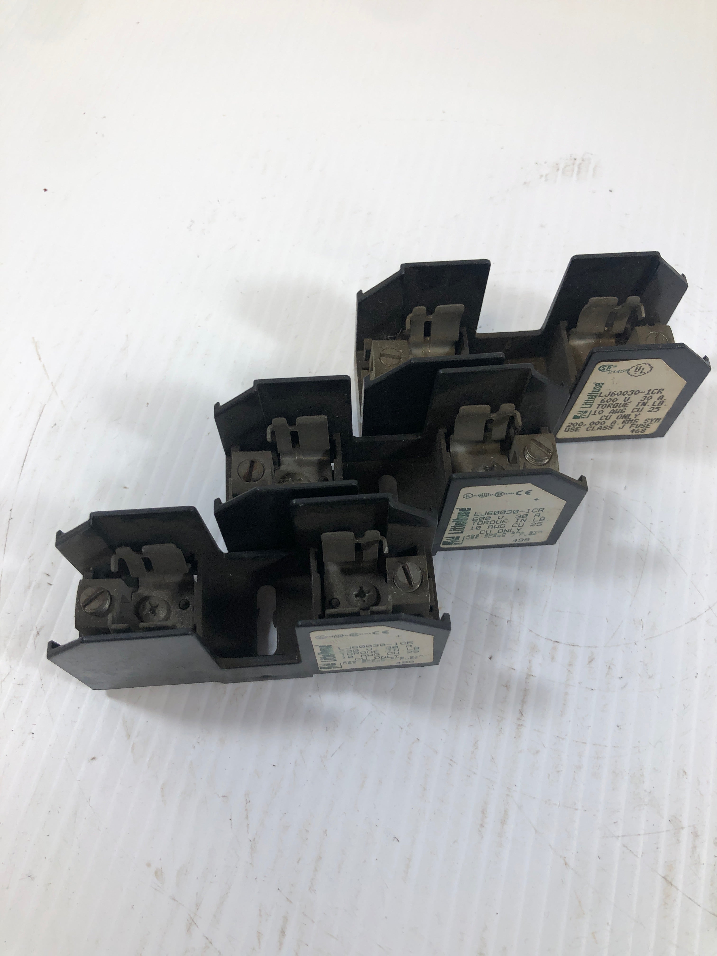 Littelfuse LJ60030-1CR Fuse Holder 900V 30A - Lot of 3