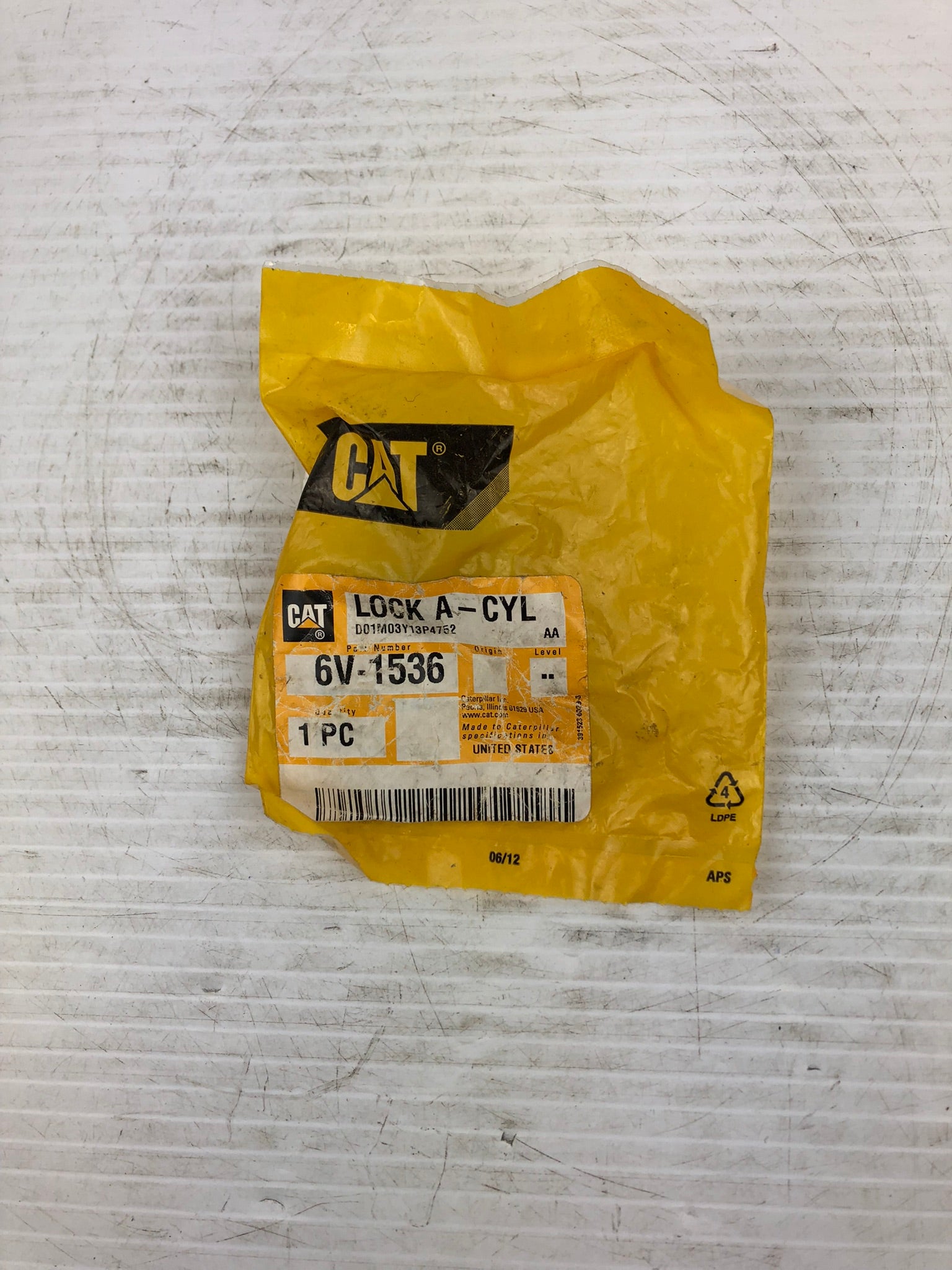 Caterpillar 6V-1536 Lock A Cylinder CAT 6V1536