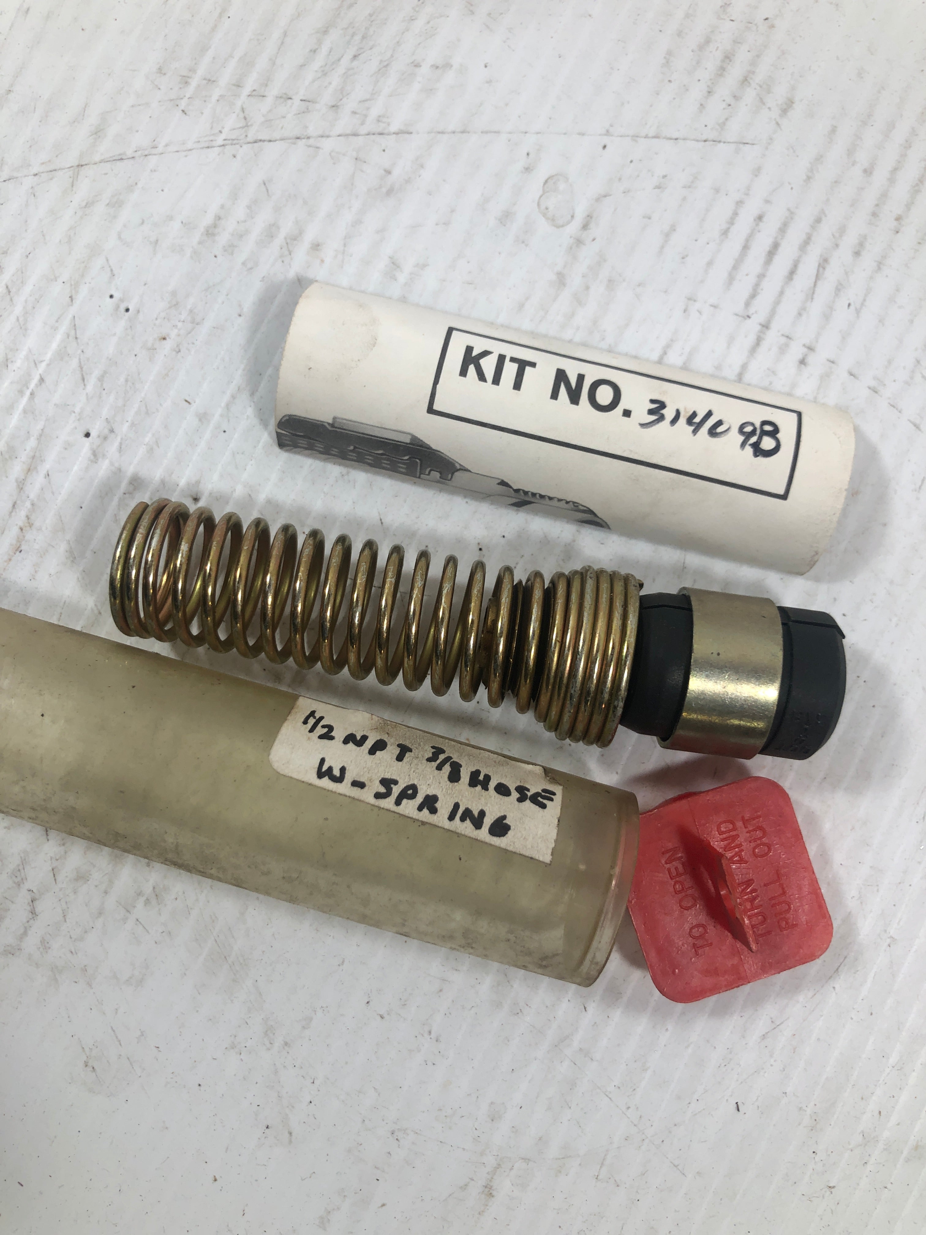 31409B 1/2 NPT 3/8 Hose with Spring