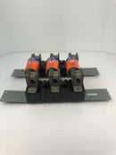 AMP AJT300 3 Fuses with Allen Bradley Fuse Holders 4012056915 & 4012056903