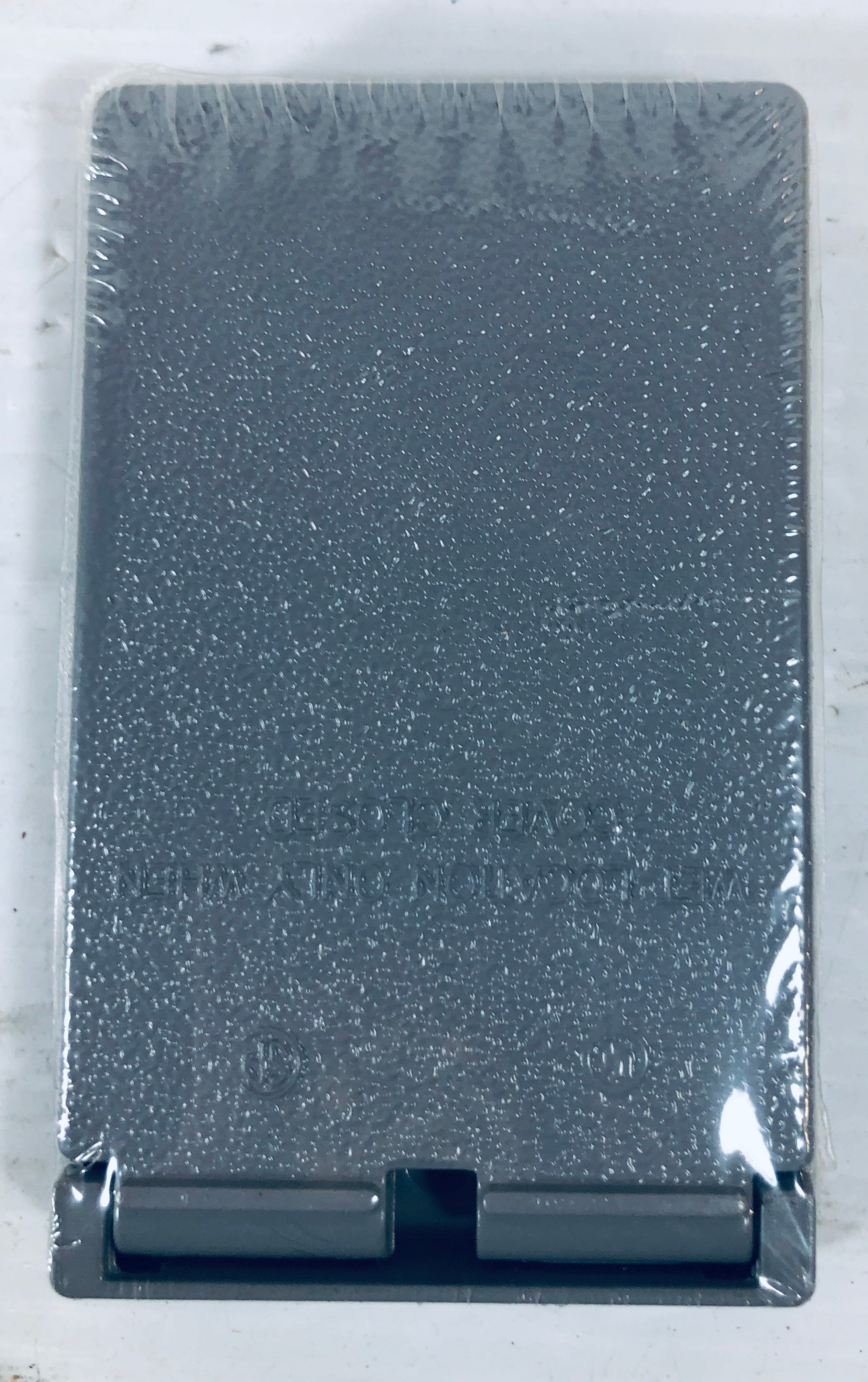 BWF All Weather Vertical GFCI Cover FGV-1DCV Gray Outdoor