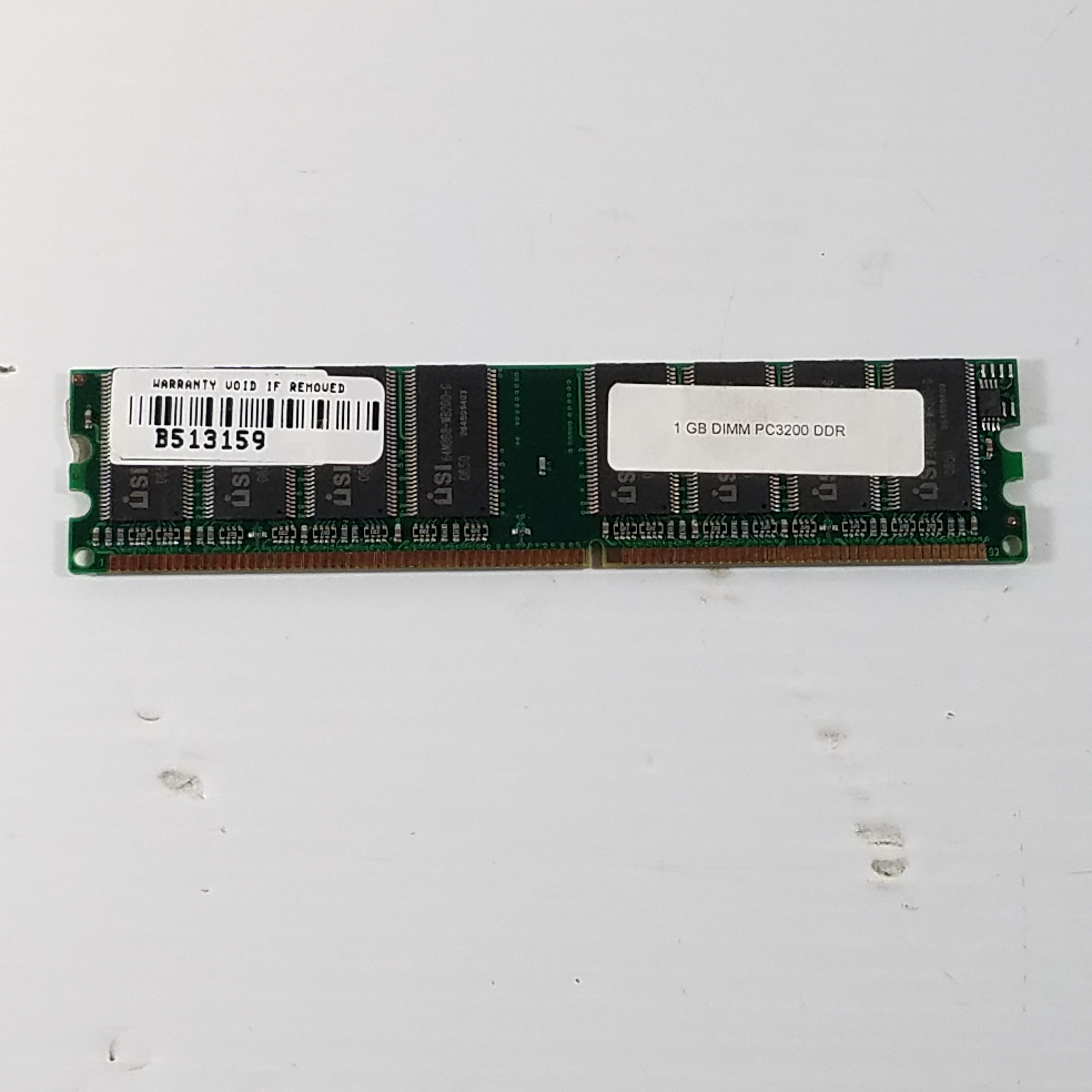 Server RAM PC3200 1GB (Lot of 4)